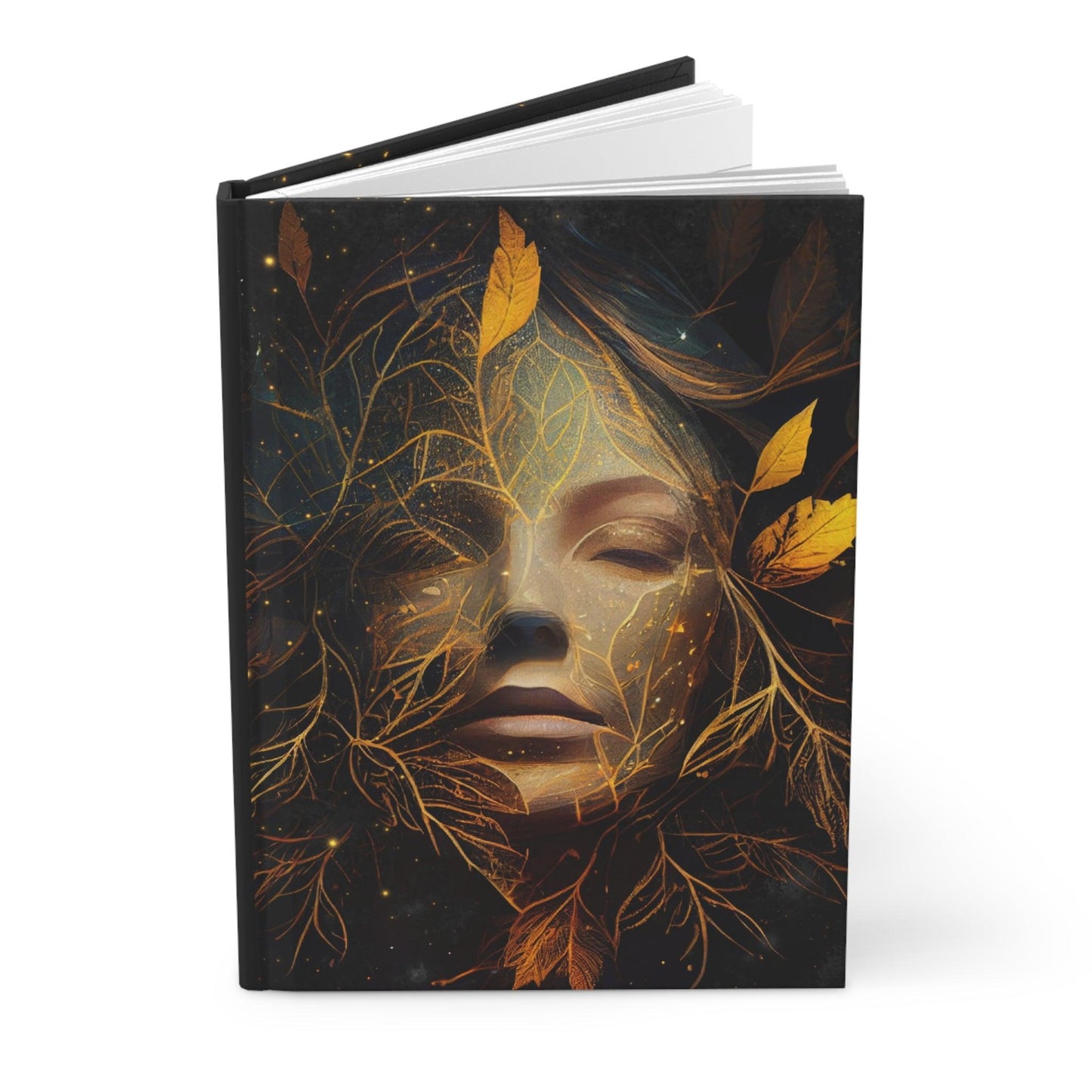 Book of Spells & Incantations, Wood Nymph Forest Witch Grimoire, Book of Shadows, Hardcover Matte Journal | lovevisionkarma.com