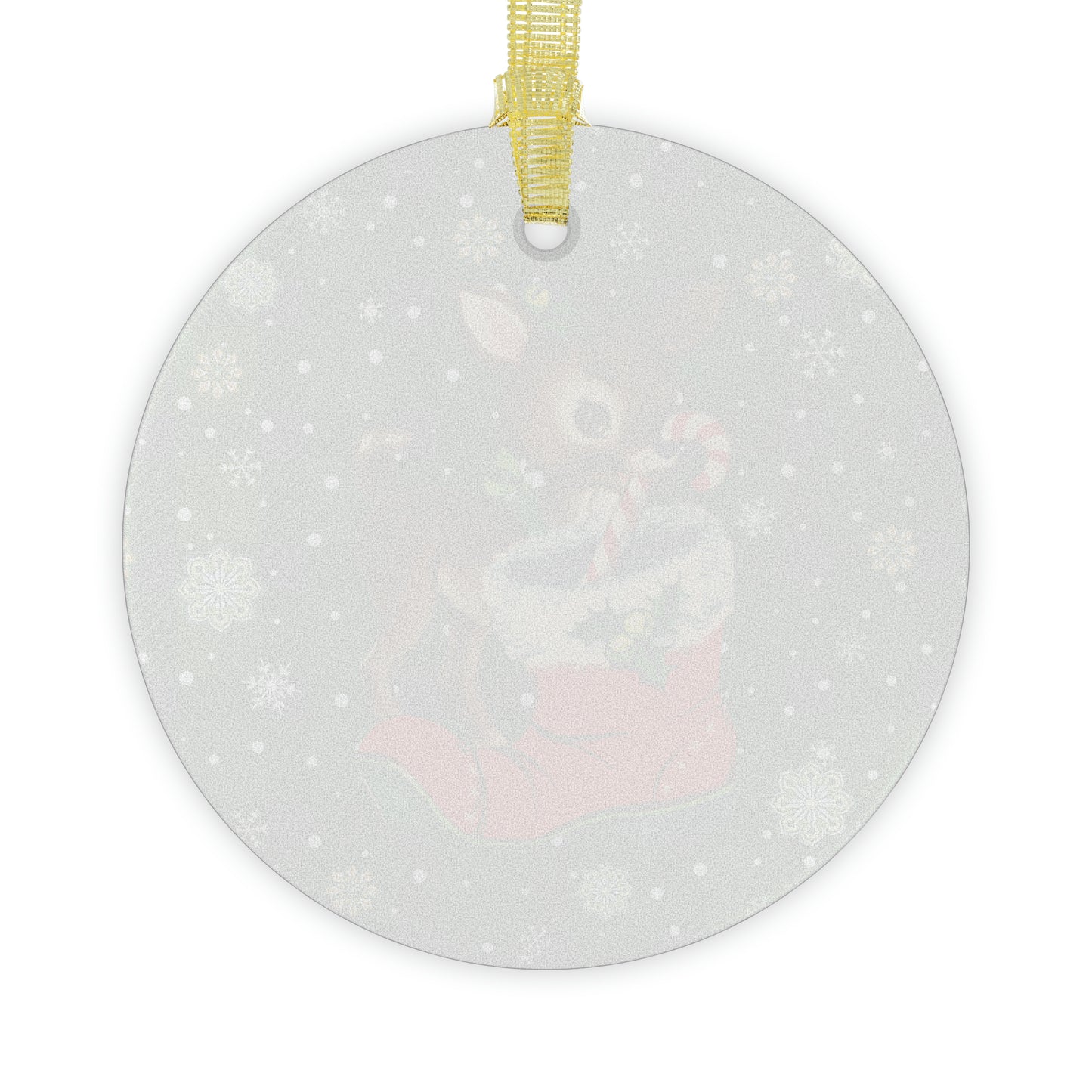 Retro 50s Vintage Christmas Reindeer MCM Green Glass Ornament