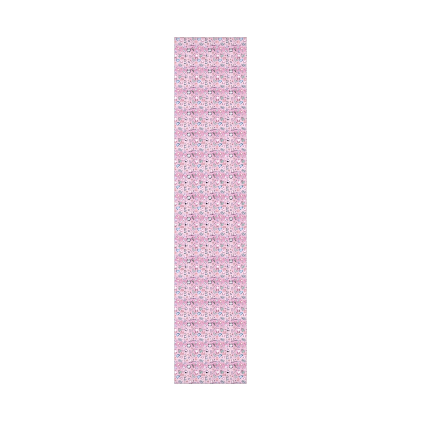 Witchy Pastel Goth Christmas, Kawaii Whimsigoth Pink Eco-Friendly Gift Wrap Paper