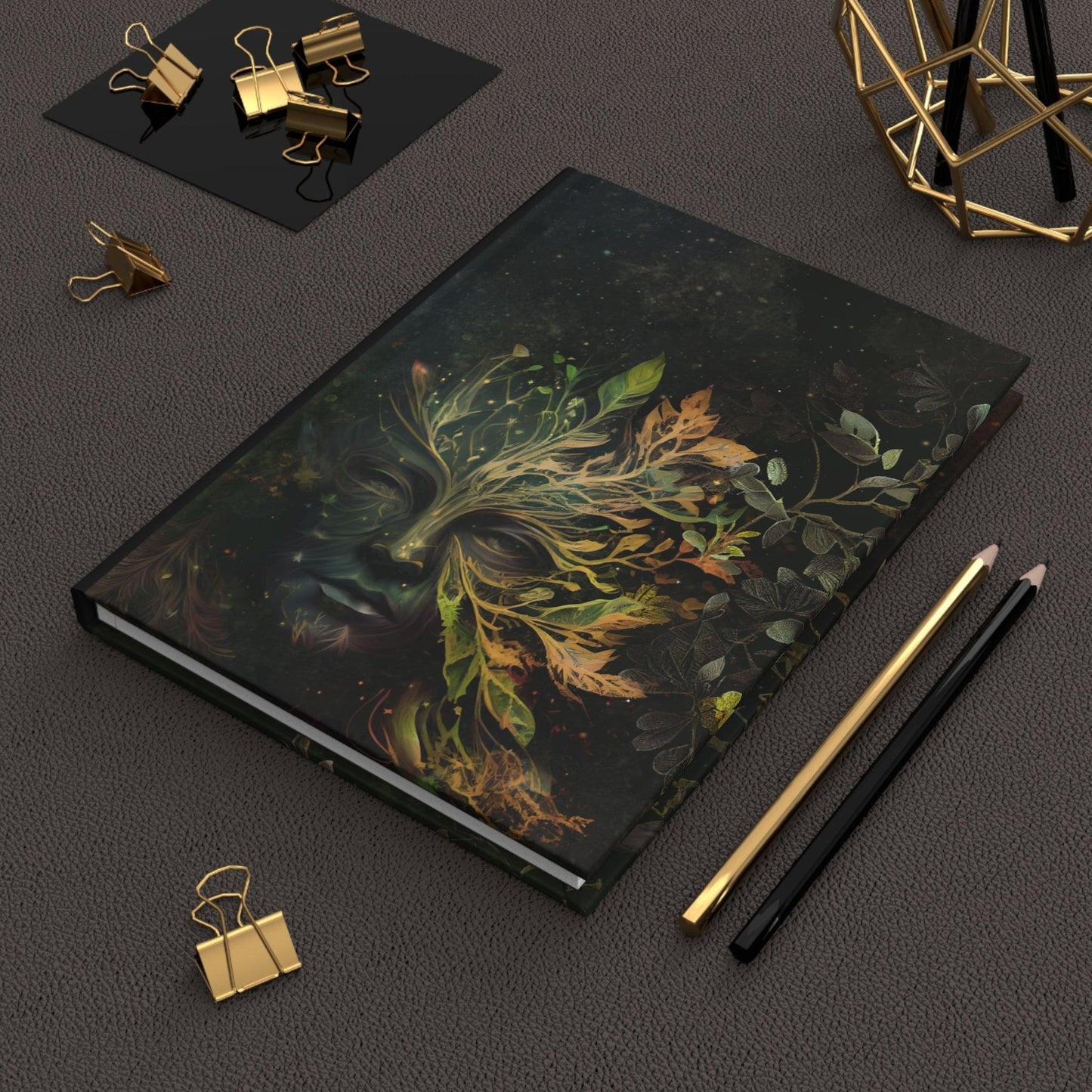 Visions and Dreams Journal, Book of Shadows, Dryad Matte Hardcover | lovevisionkarma.com