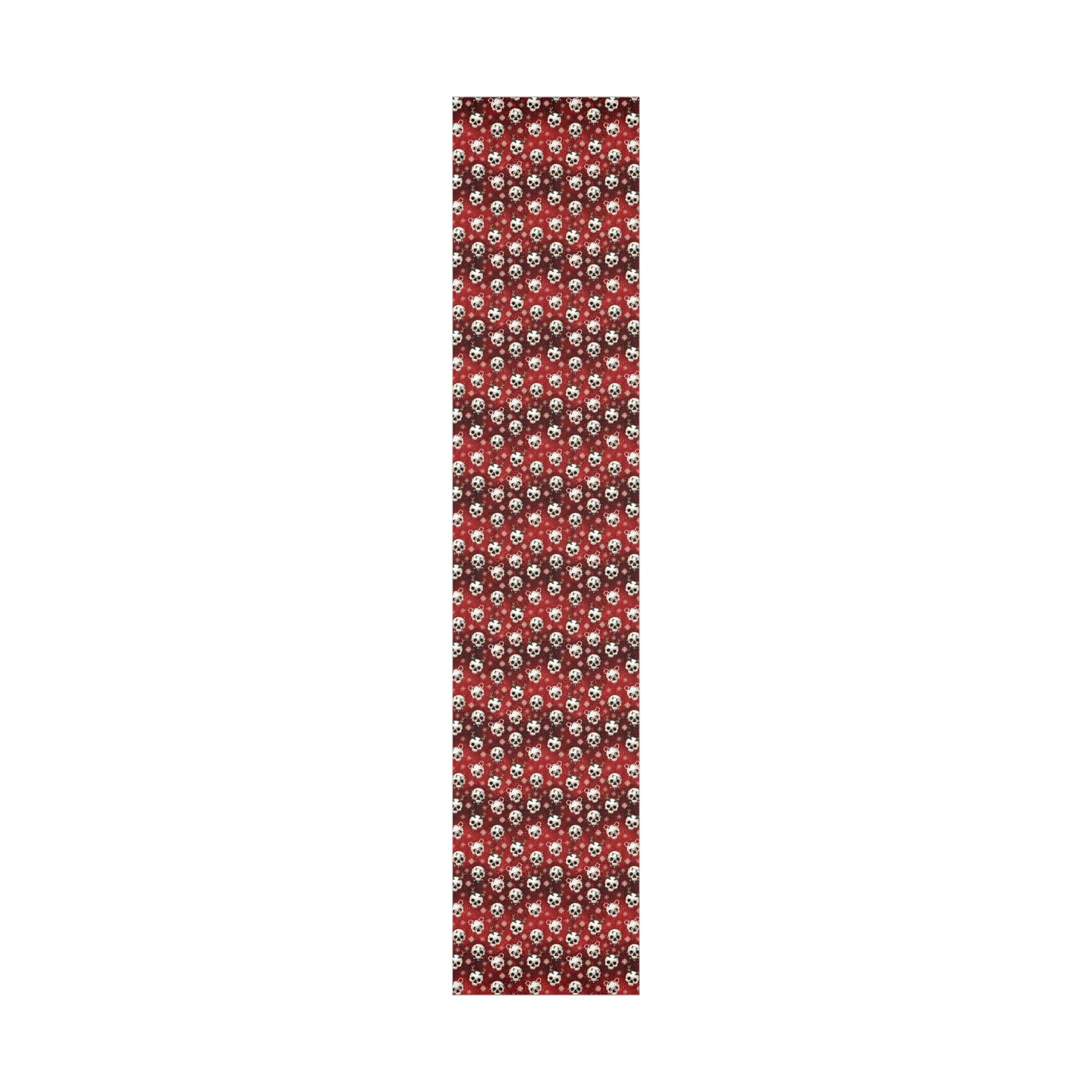 Goth Christmas Skulls Festive Red Creepmas Eco-Friendly Gift Wrap