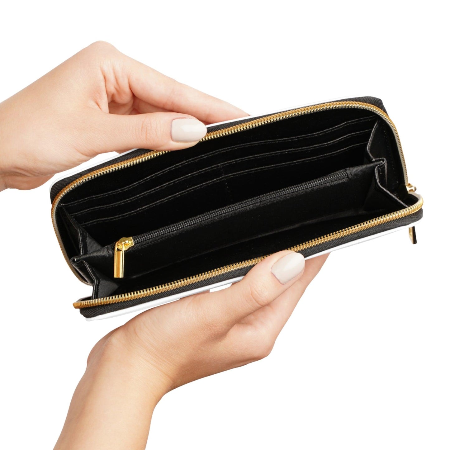 Retro Mid Century Mod Minimalist Multicolor Zipper Wallet | lovevisionkarma.com