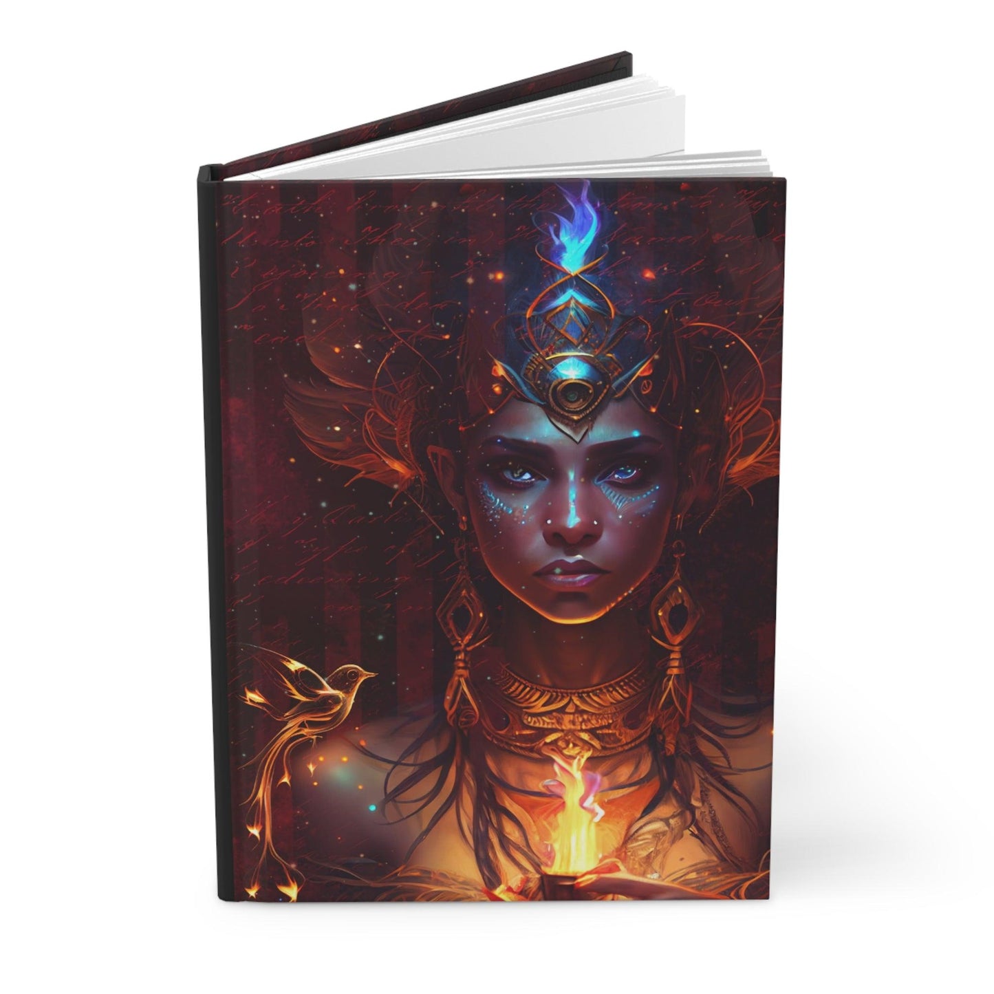Phoenix Rise Again Journal, Manifestation, Affirmation Notebook Hardcover Matte | lovevisionkarma.com