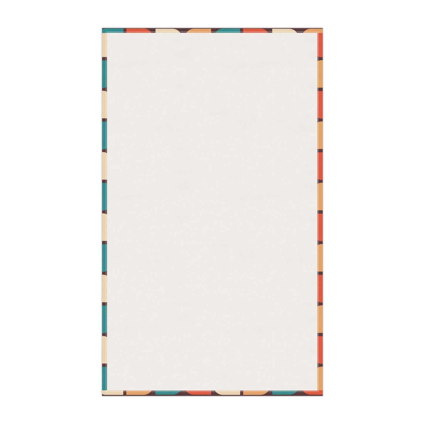 Retro 60s 70s Mid Century Modern Multicolor Kitchen Tea Towel