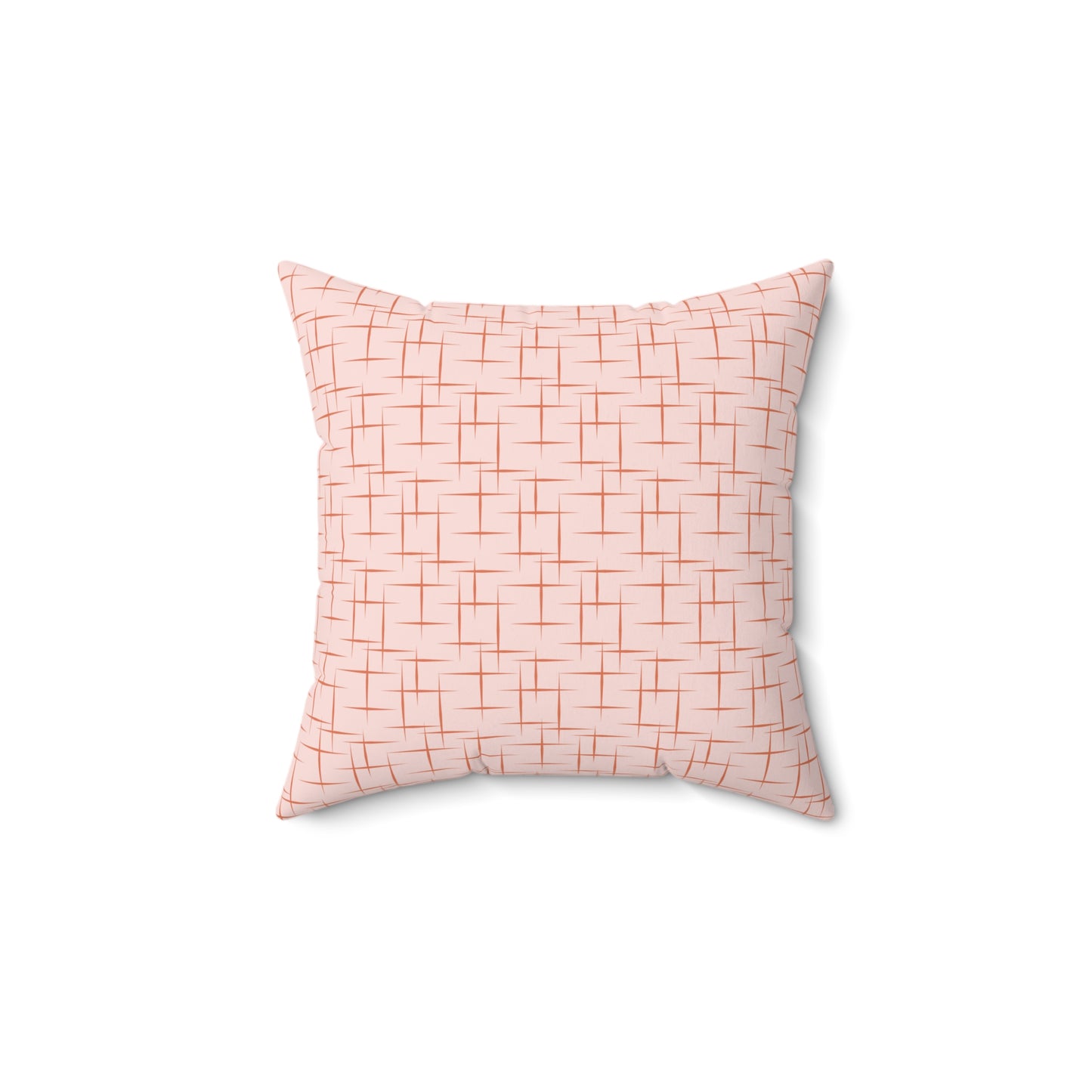 Retro 1950's Atomic Pink MCM Throw Pillow