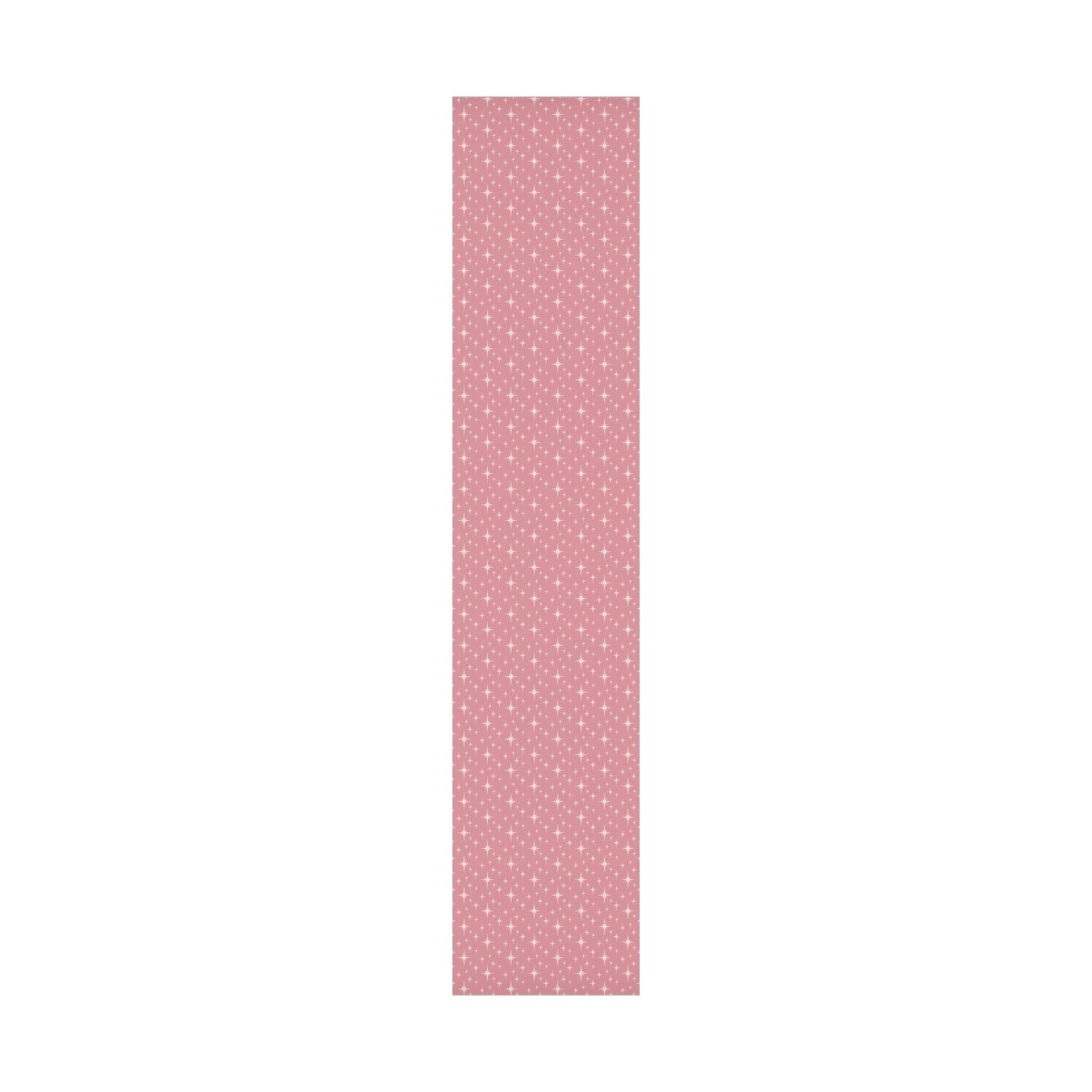 Retro 50's Atomic Starburst Mid Century Mod Pink Eco-Friendly Gift Wrap | lovevisionkarma.com