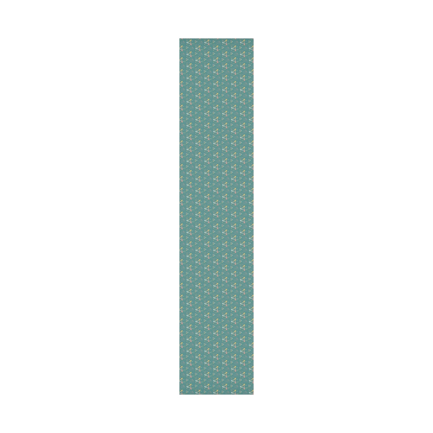 Retro 50's Atomic Boomerang Mid Century Mod Teal & Pink Eco-Friendly Gift Wrap