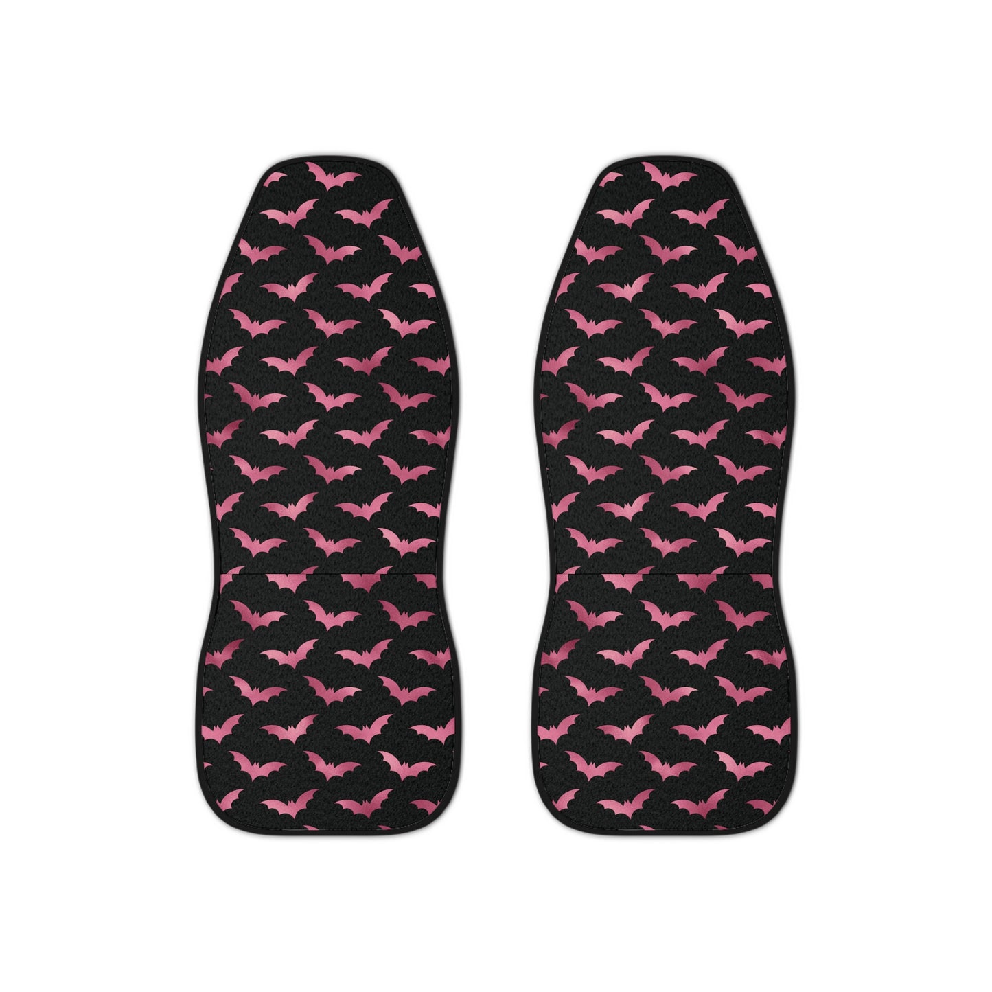 Pink Bats Glam Goth Black Car Seat Covers