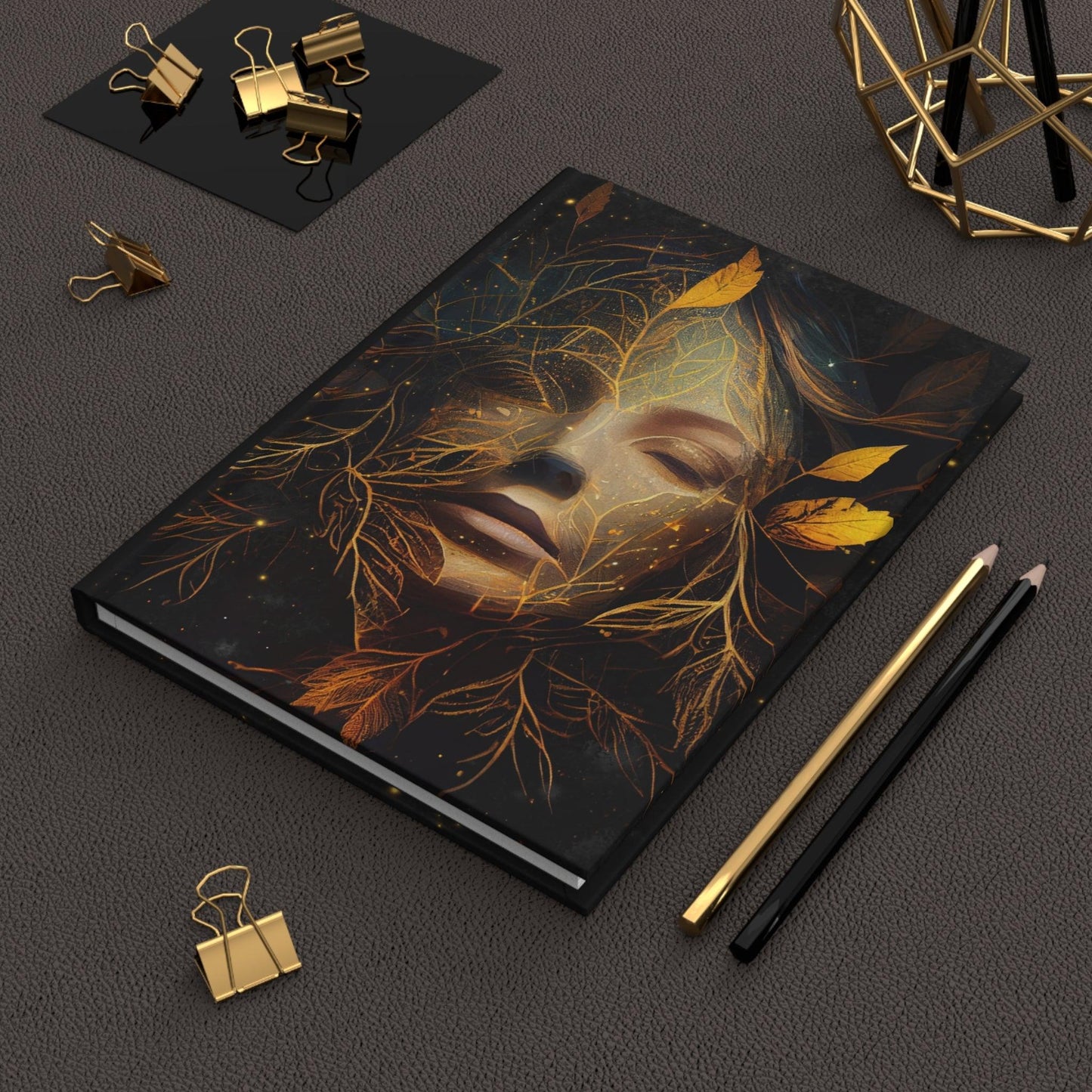 Book of Spells & Incantations, Wood Nymph Forest Witch Grimoire, Book of Shadows, Hardcover Matte Journal | lovevisionkarma.com