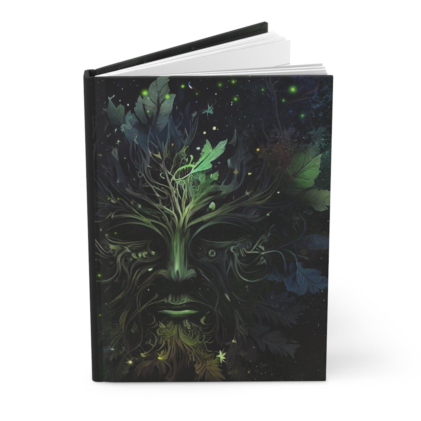 Book of Potions & Spells, Dryad Wood Nymph, Grimoire, Book of Shadows, Forest Witch Hardcover Matte Journal | lovevisionkarma.com