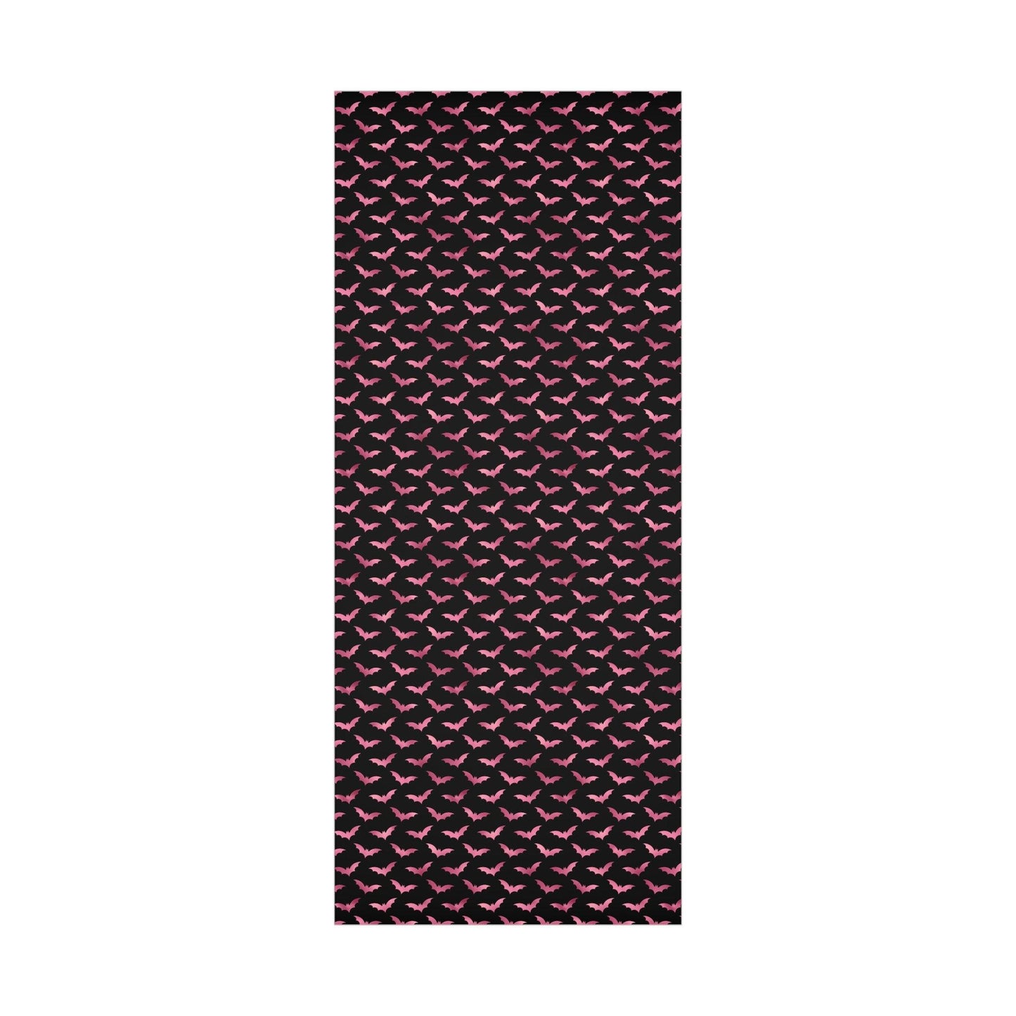 Pink Bats Halloween, Goth Christmas & Creepmas Glam Goth Black Eco-Friendly Gift Wrap Paper | lovevisionkarma.com