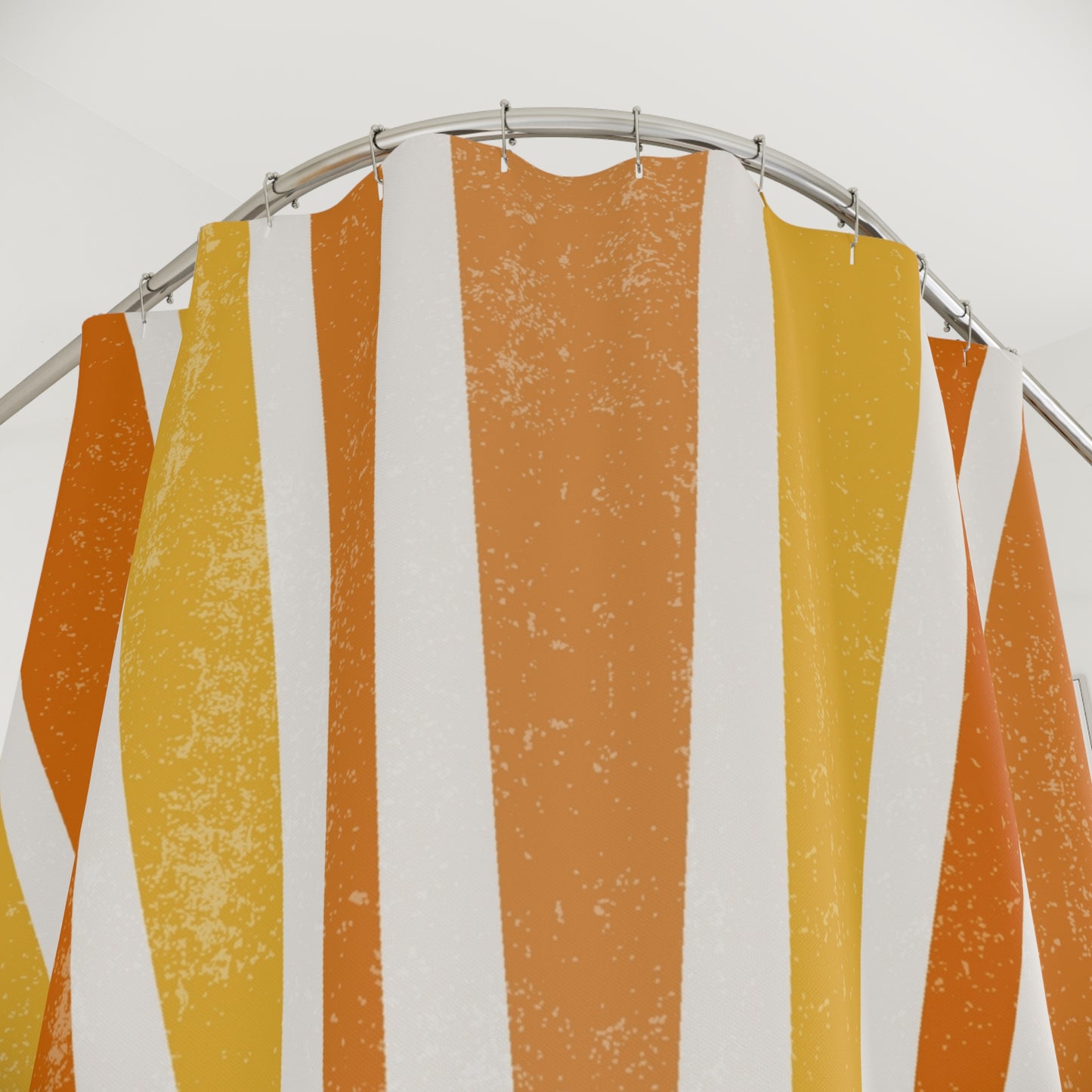 Retro 60s 70s Boho Sunrise MCM Shower Curtain