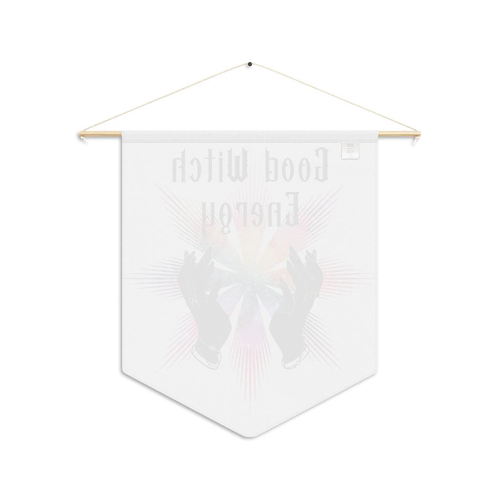 Good Witch Energy Glam Witchcore Halloween Wall Pennant | lovevisionkarma.com