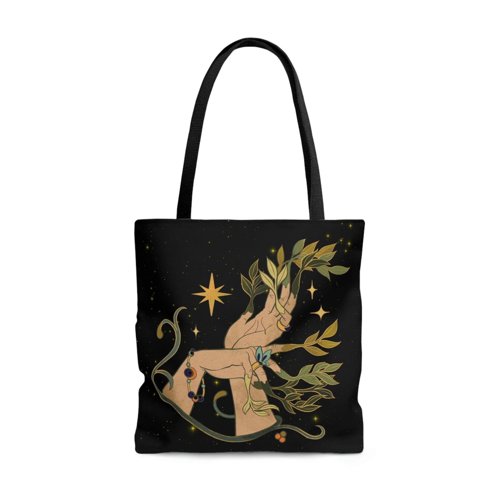 Boho Forest Nymph Celestial Mystic Tote Bag | lovevisionkarma.com