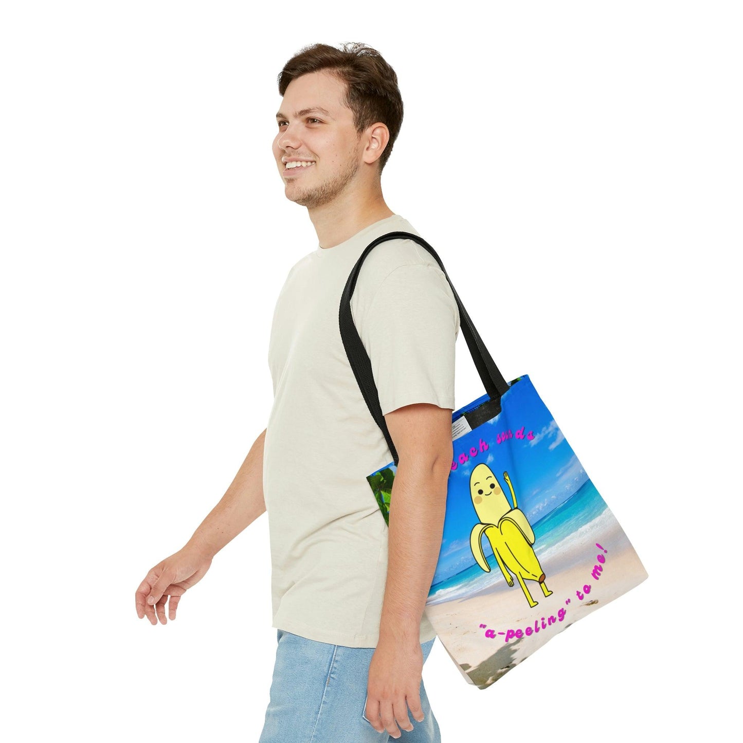 Cute Banana Kawaii Summer MCM Multicolor Tote Bag | lovevisionkarma.com
