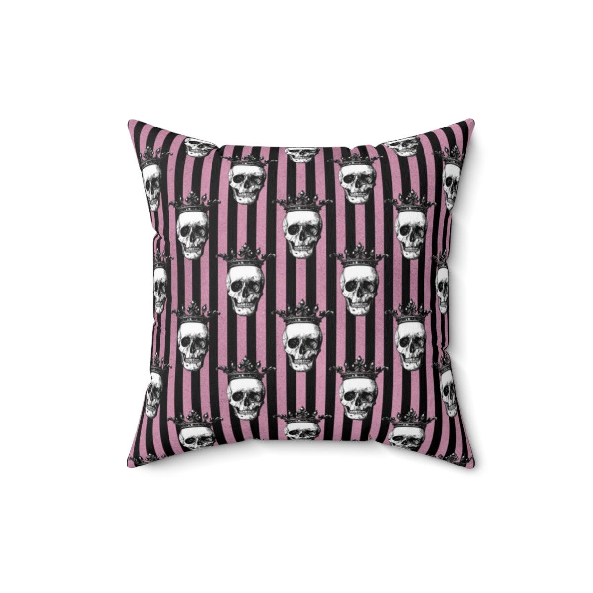 Black skull pillow sale