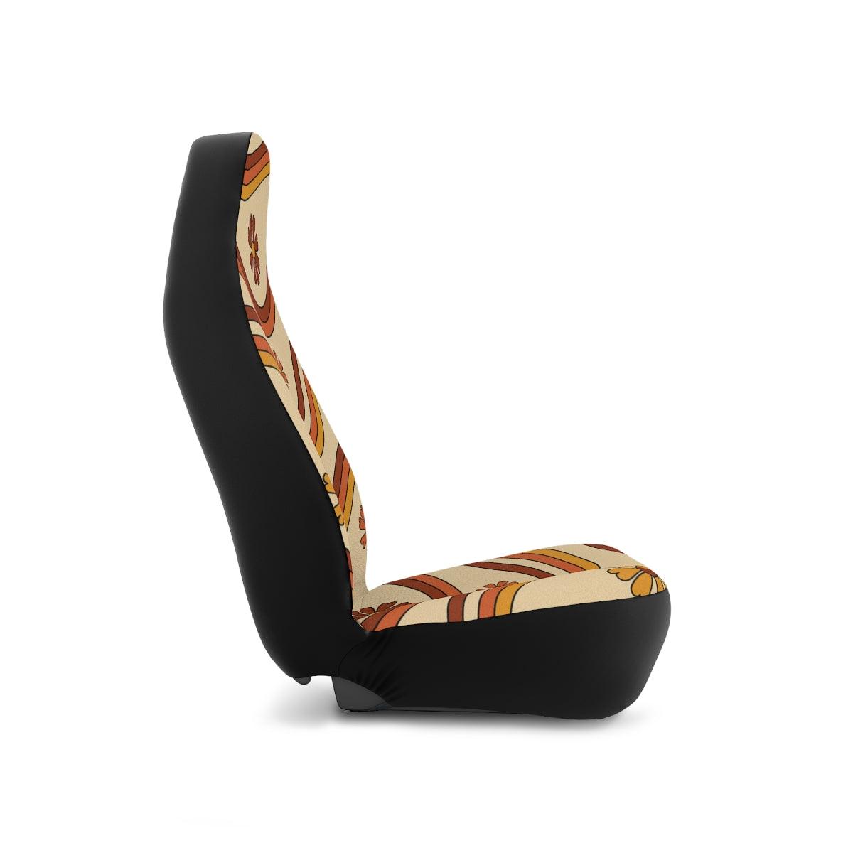 Boho Rainbows and Flowers MCM Car Seat Covers | lovevisionkarma.com