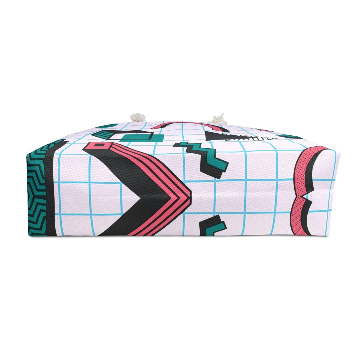 Retro 80's 90's Aesthetic Abstract Weekender Tote Bag | lovevisionkarma.com