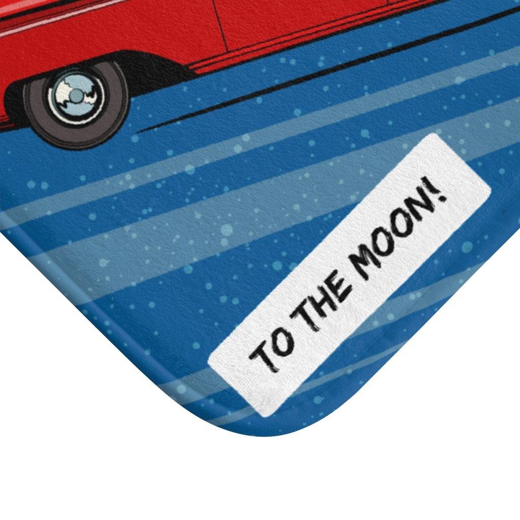 "Stonks" Male Comic Pop Art Funny Bath Mat | lovevisionkarma.com