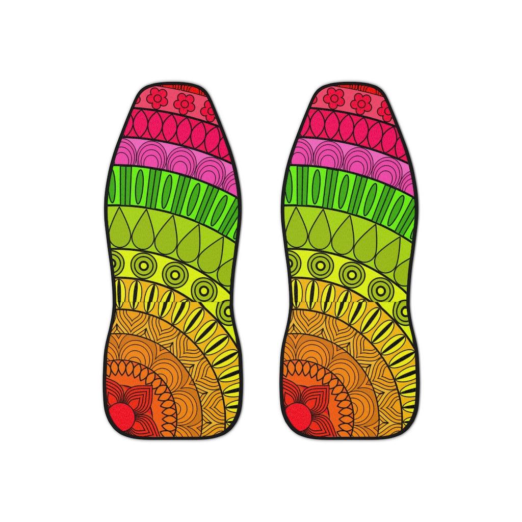 Boho Mandala Colorful Car Seat Covers | lovevisionkarma.com