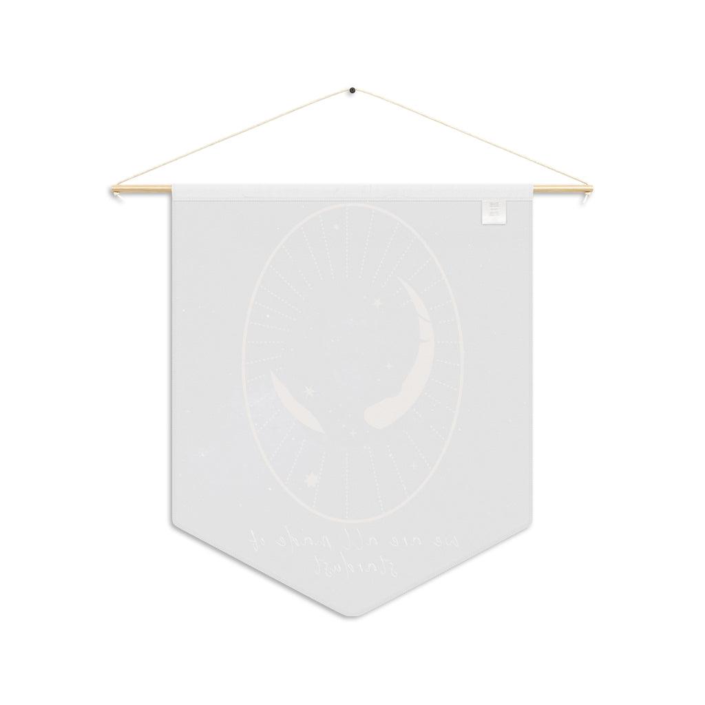 Celestial Boho Moon & Woman Stardust Hanging Pennant | lovevisionkarma.com