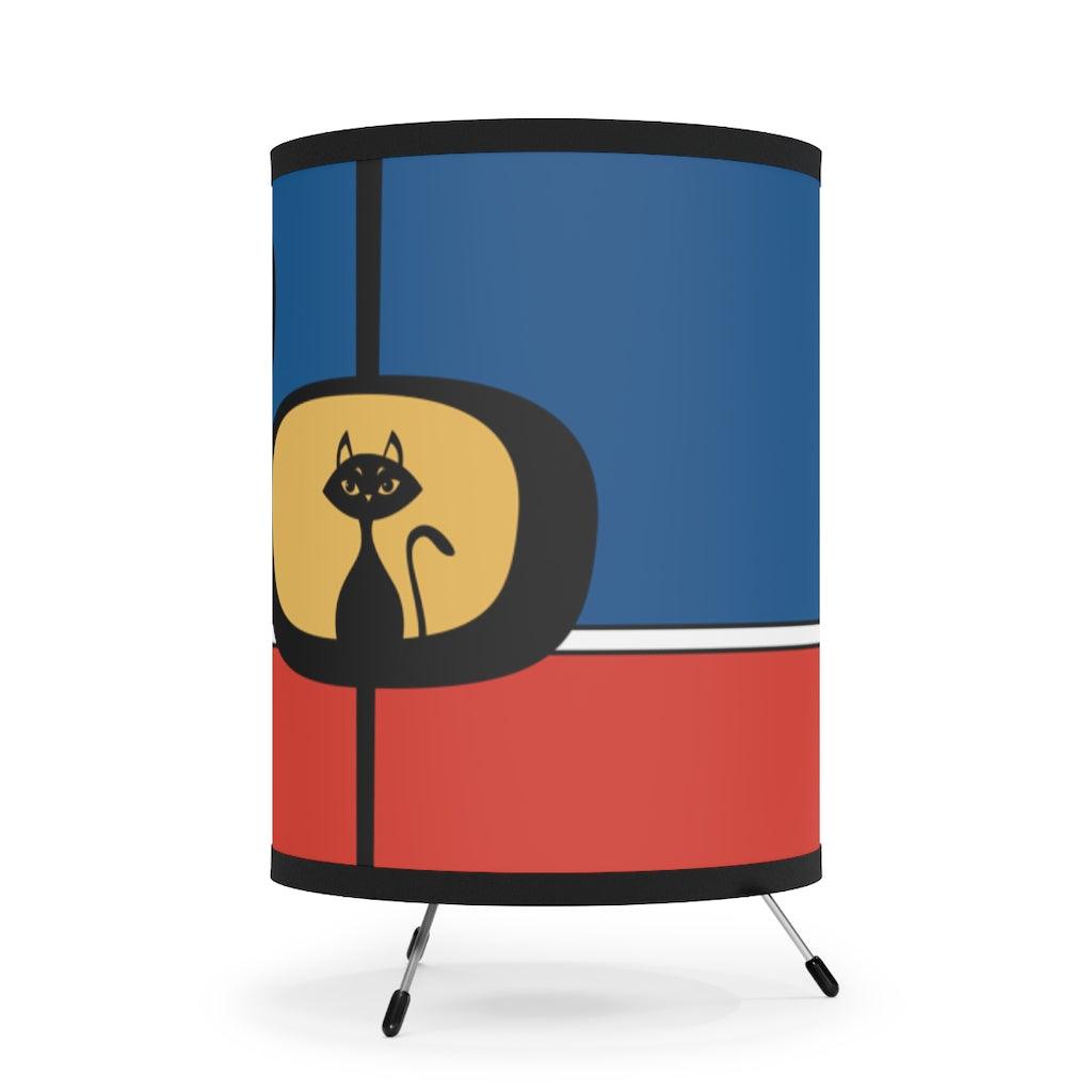 Atomic Cat Mid Century Multicolor Tabletop Tripod Accent Lamp | lovevisionkarma.com