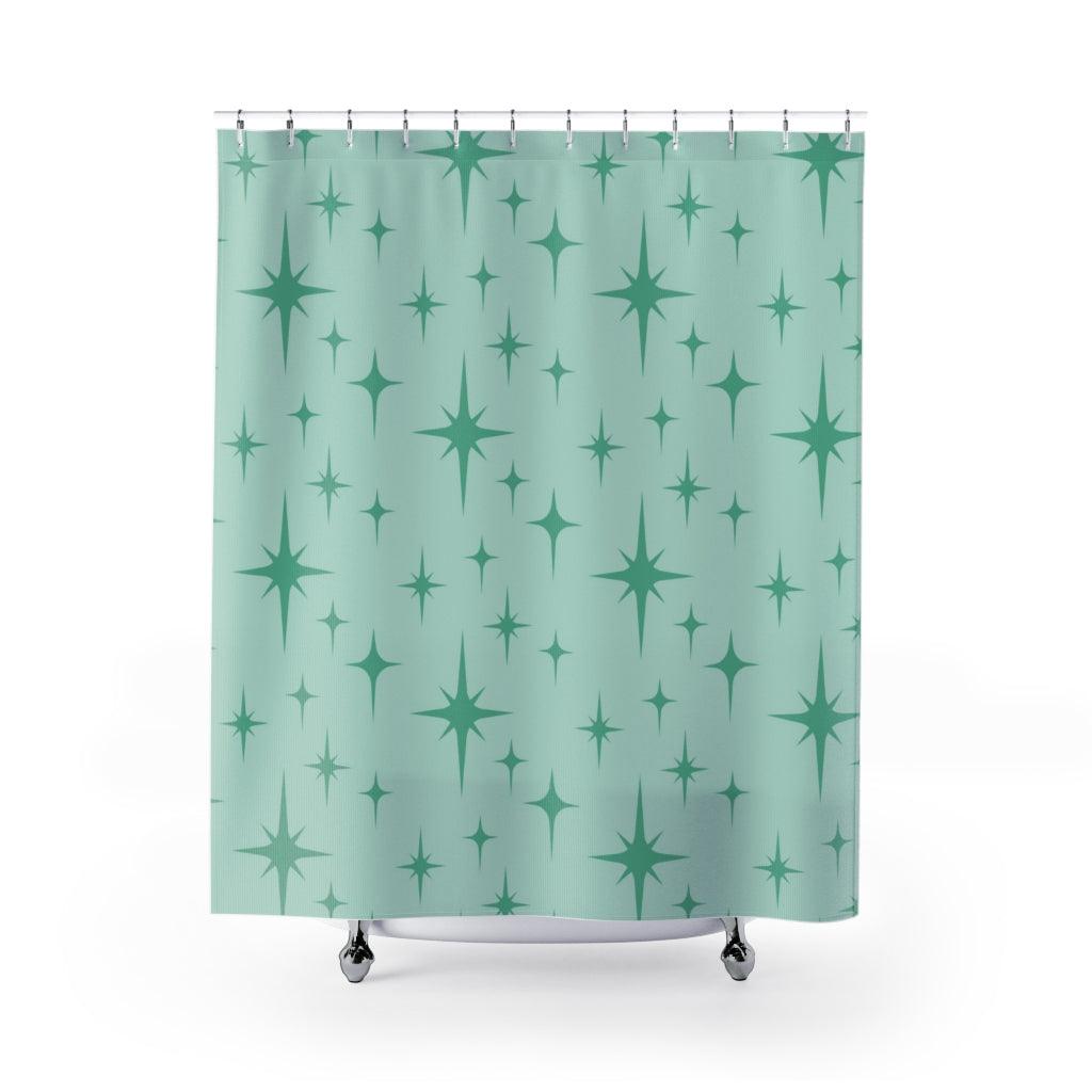 Reateforin Moss Green Mid Century Shower Curtain Abstract Minimalist Boho  Shower Curtain Set for Aes…See more Reateforin Moss Green Mid Century  Shower