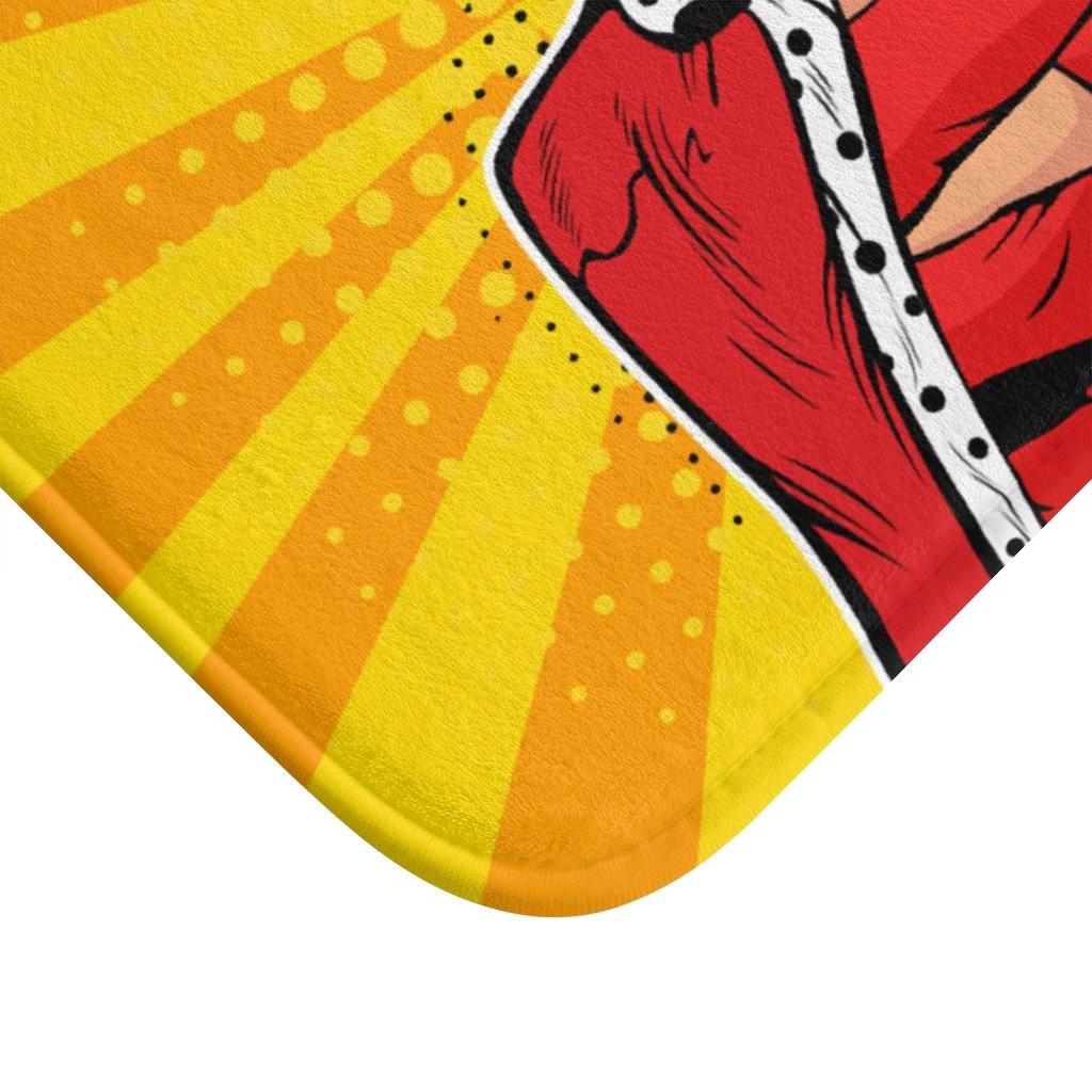 "I'm the Boss" Comic Pop Art Bath Mat | lovevisionkarma.com