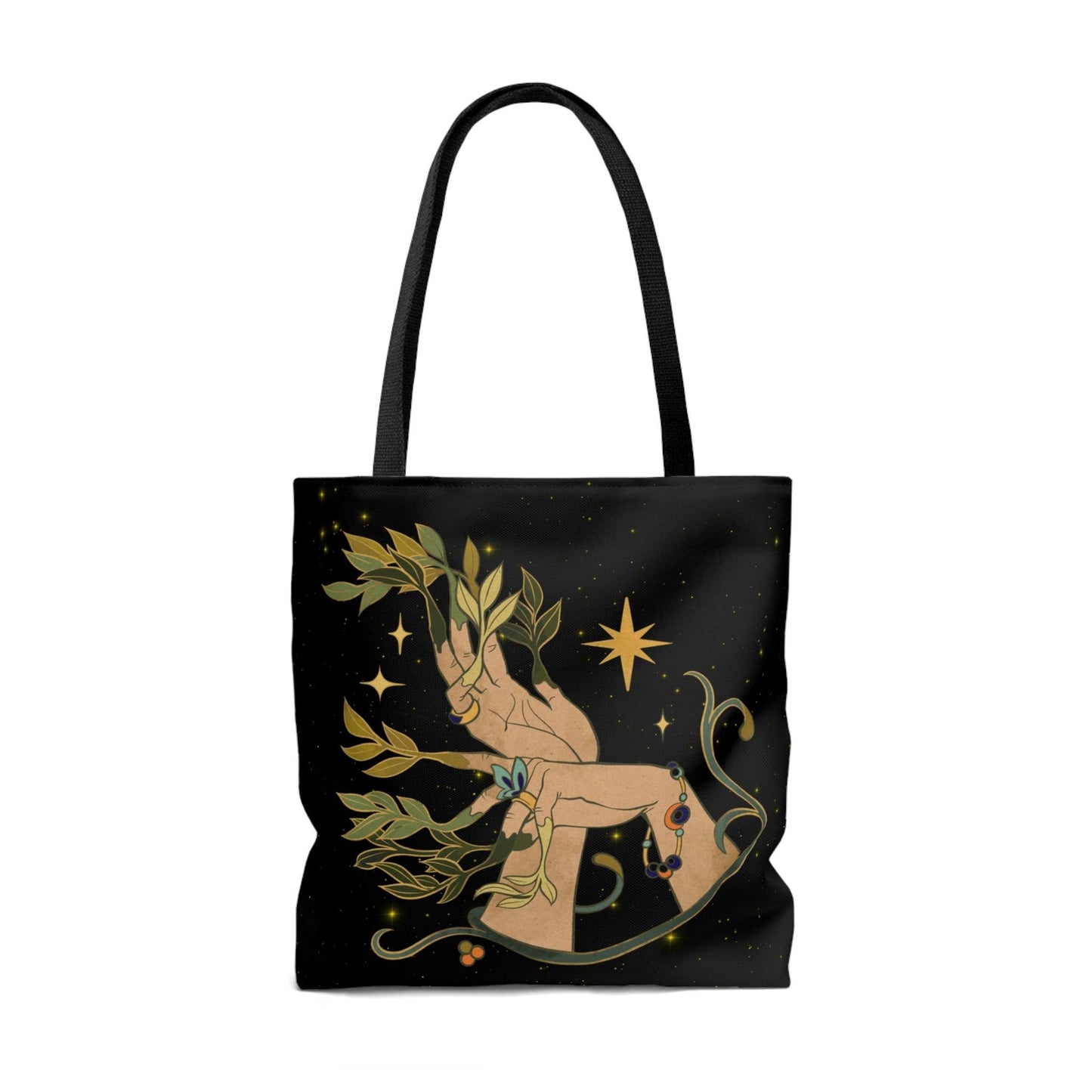 Boho Forest Nymph Celestial Mystic Tote Bag | lovevisionkarma.com