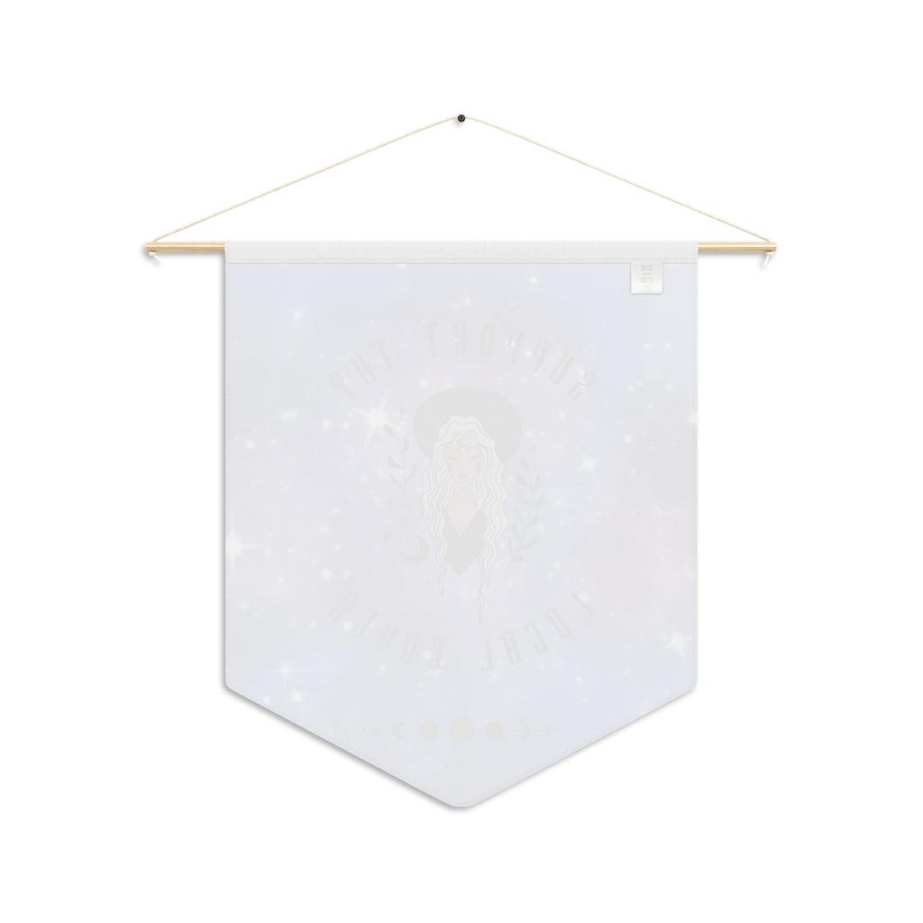 Support Thy Coven Witchcore Halloween Wall Pennant | lovevisionkarma.com