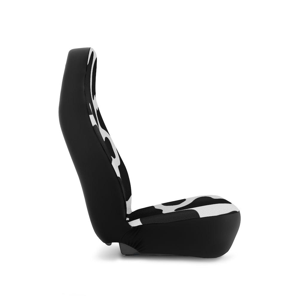 Cow Print Black & White Car Seat Covers | lovevisionkarma.com