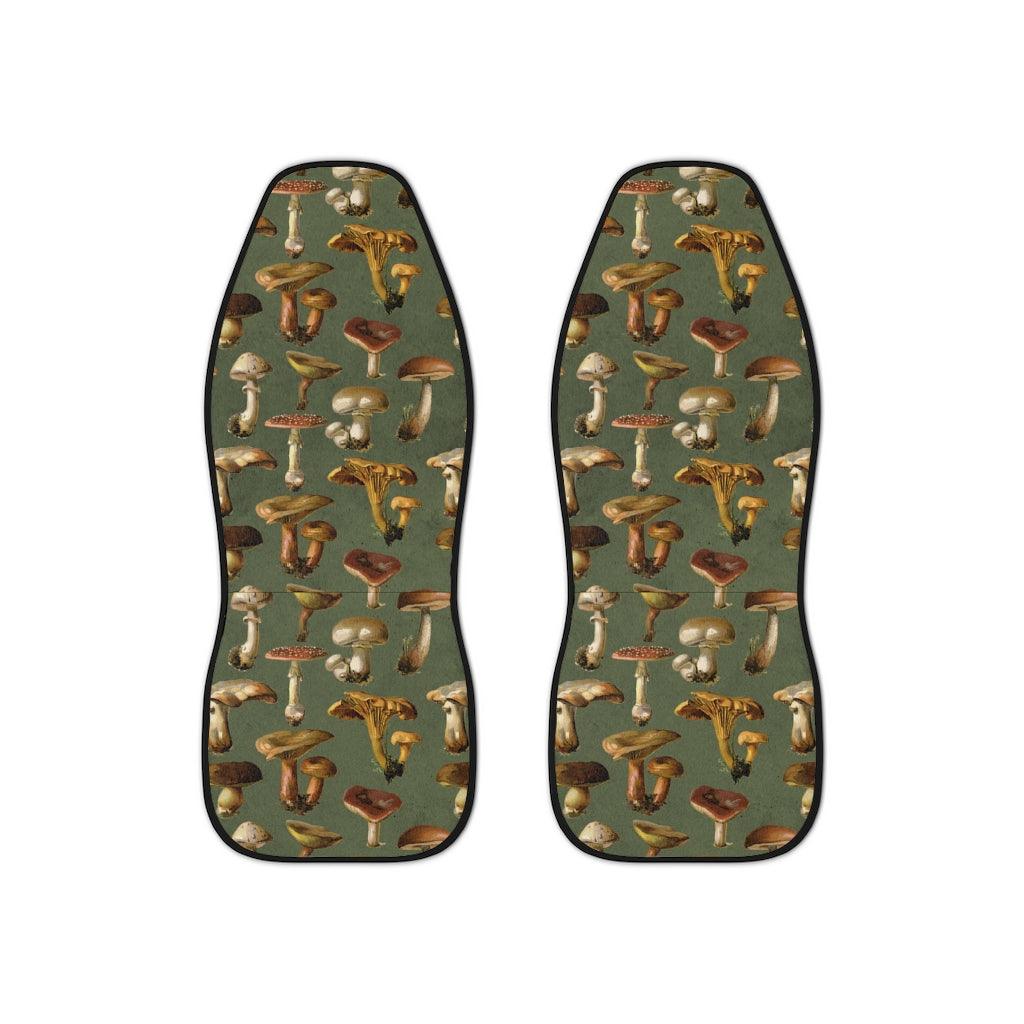 Vintage Mushroom Cottagecore Multicolor Car Seat Covers | lovevisionkarma.com