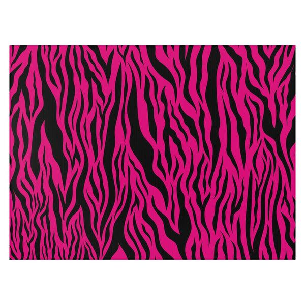 Pink Tiger Stripe Animal Print Accent Rug | lovevisionkarma.com