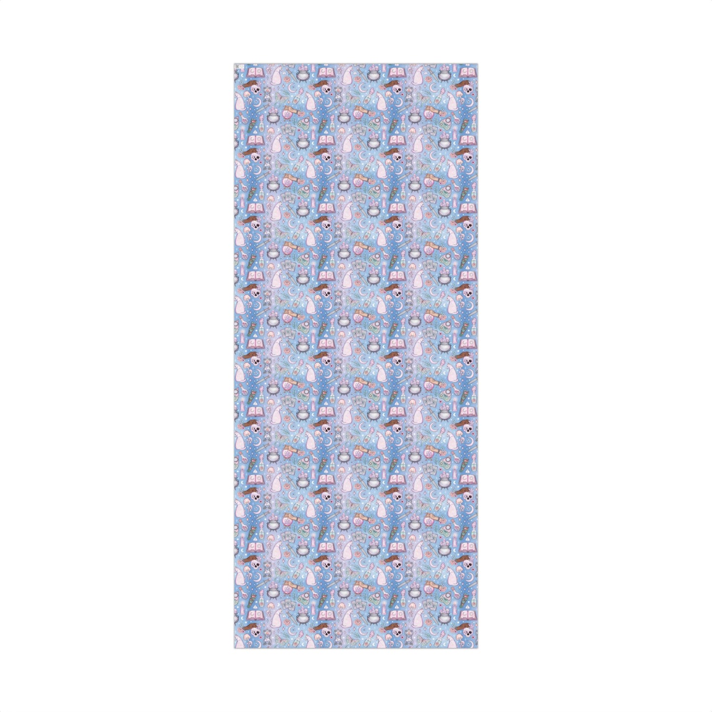 Kawaii Pastel Goth, Witchy Whimsigoth Blue Eco-Friendly Gift Wrap