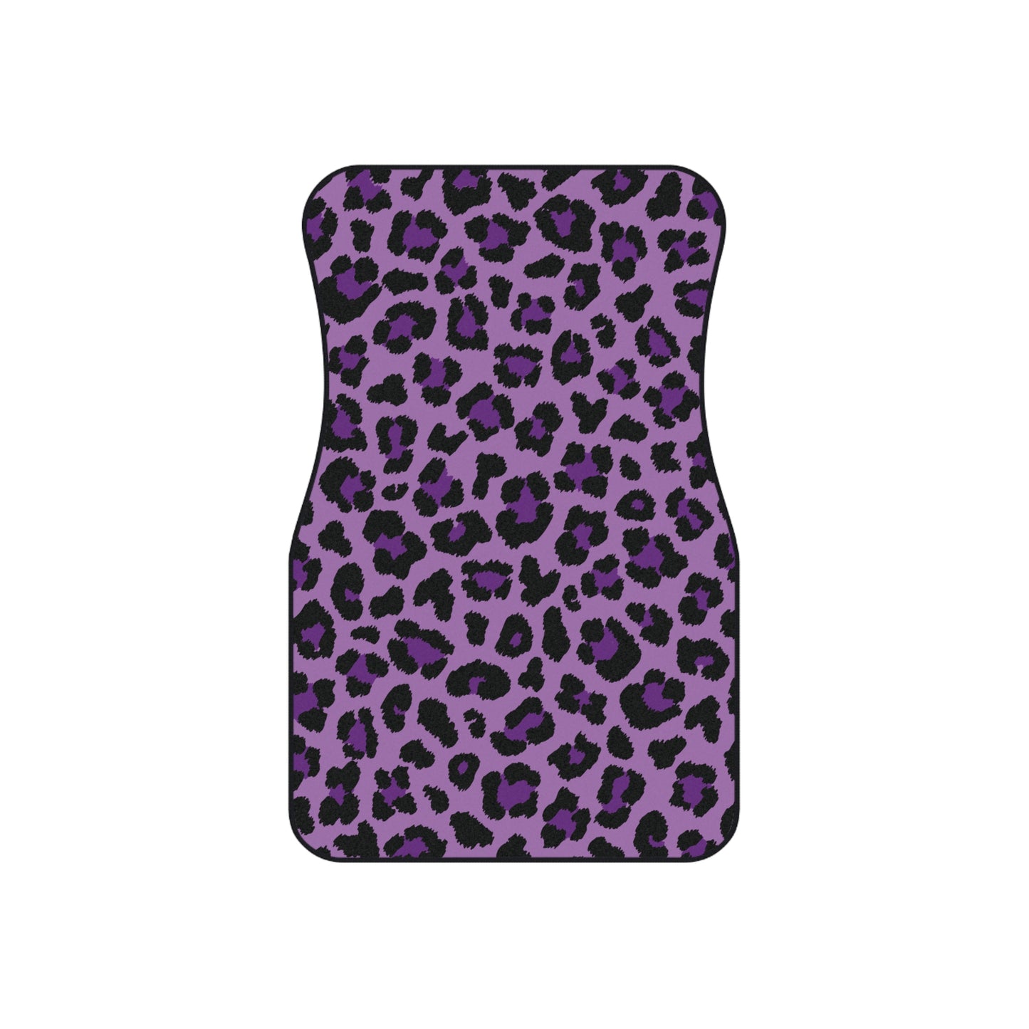 Purple Leopard Cheetah Spots Animal Print Car Mats (Set of 4)