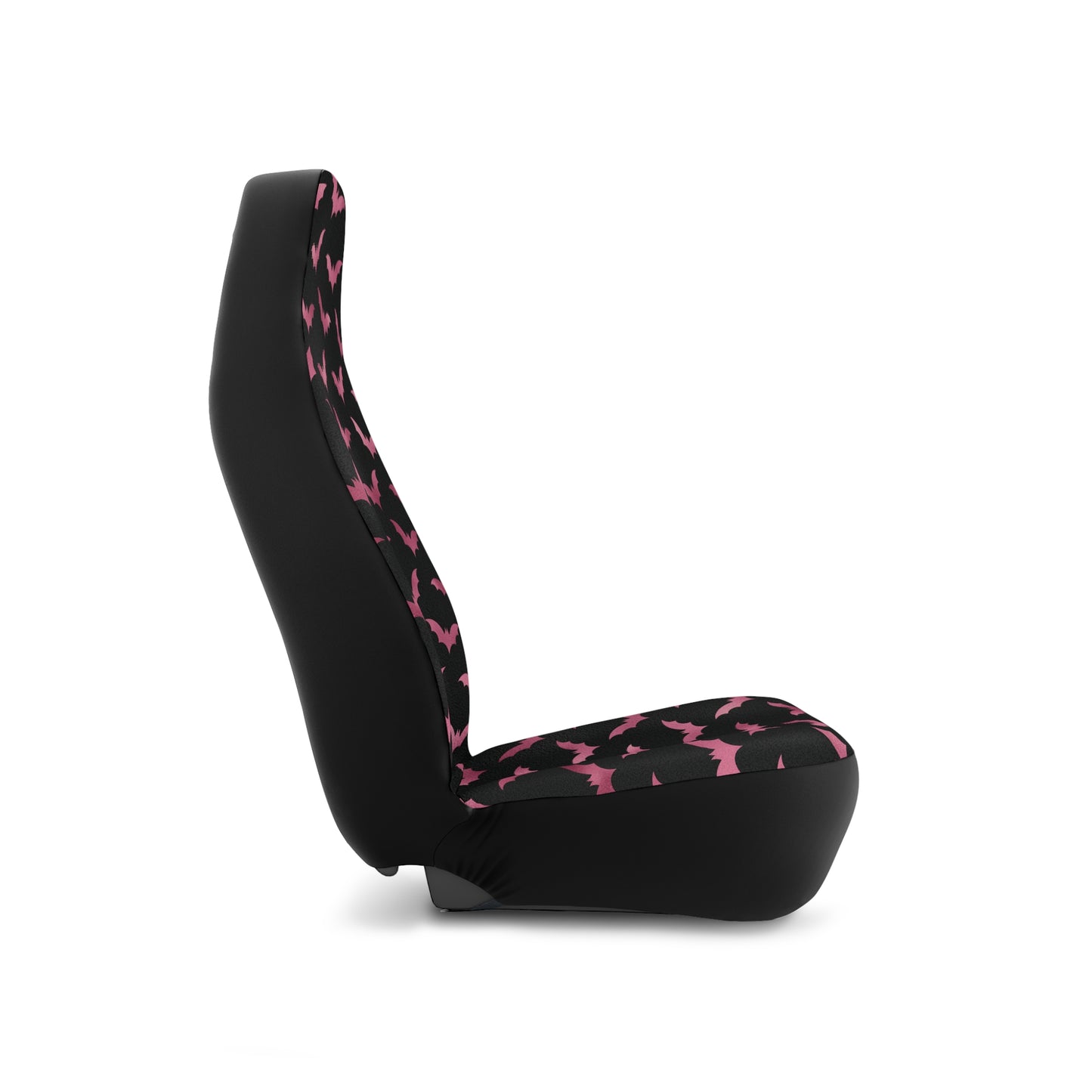 Pink Bats Glam Goth Black Car Seat Covers