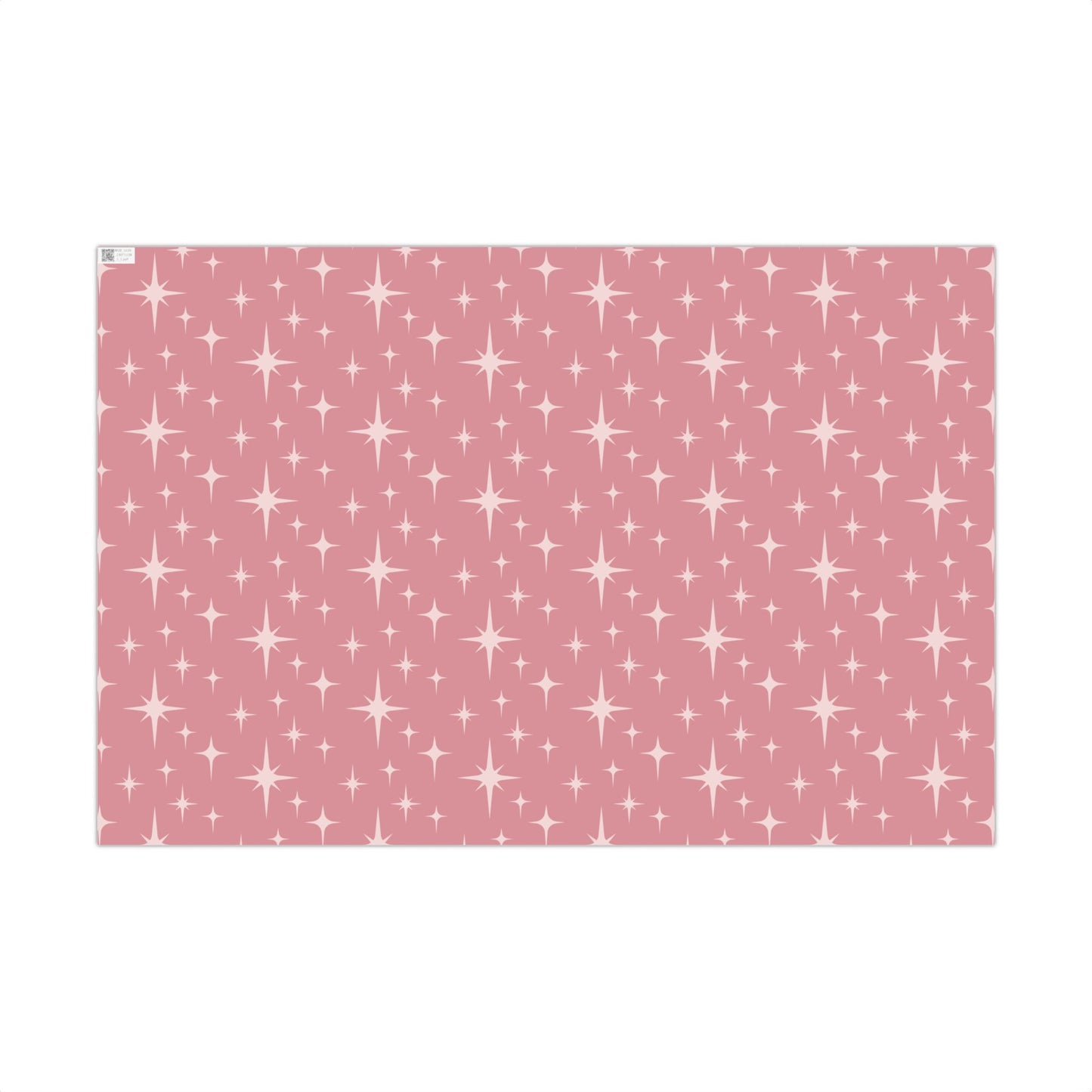 Retro 50's Atomic Starburst Mid Century Mod Pink Eco-Friendly Gift Wrap