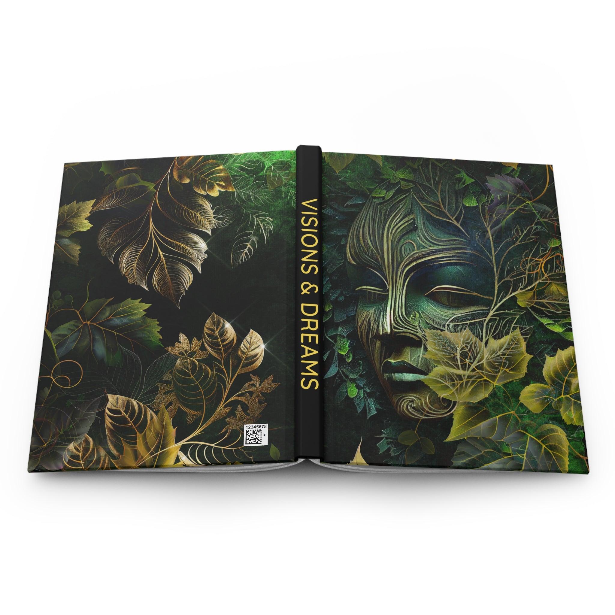 Visions and Dreams Journal, Wood Nymph, Book of Shadows, Matte Hardcover | lovevisionkarma.com