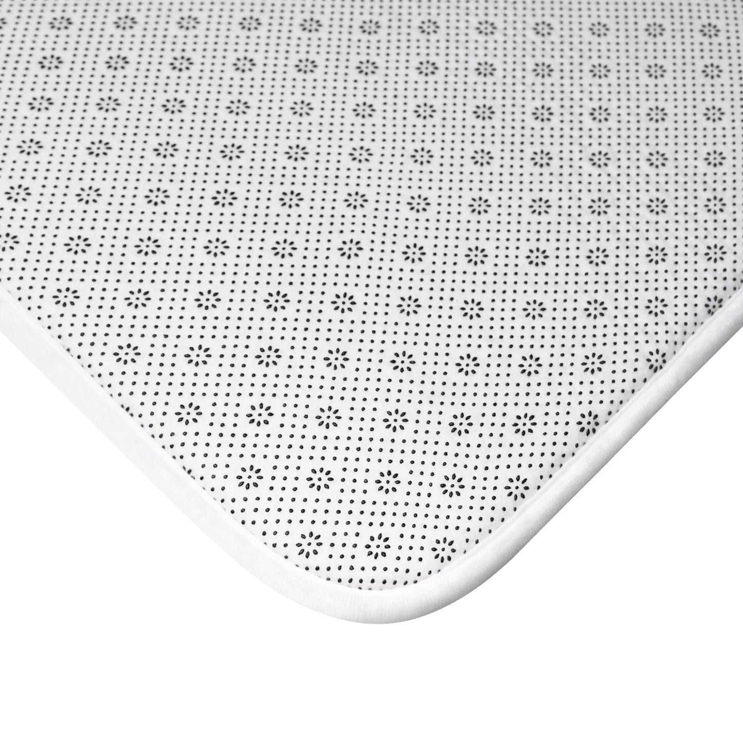 Retro Atomic Cat Mid Century Mod Yellow Bath Mat