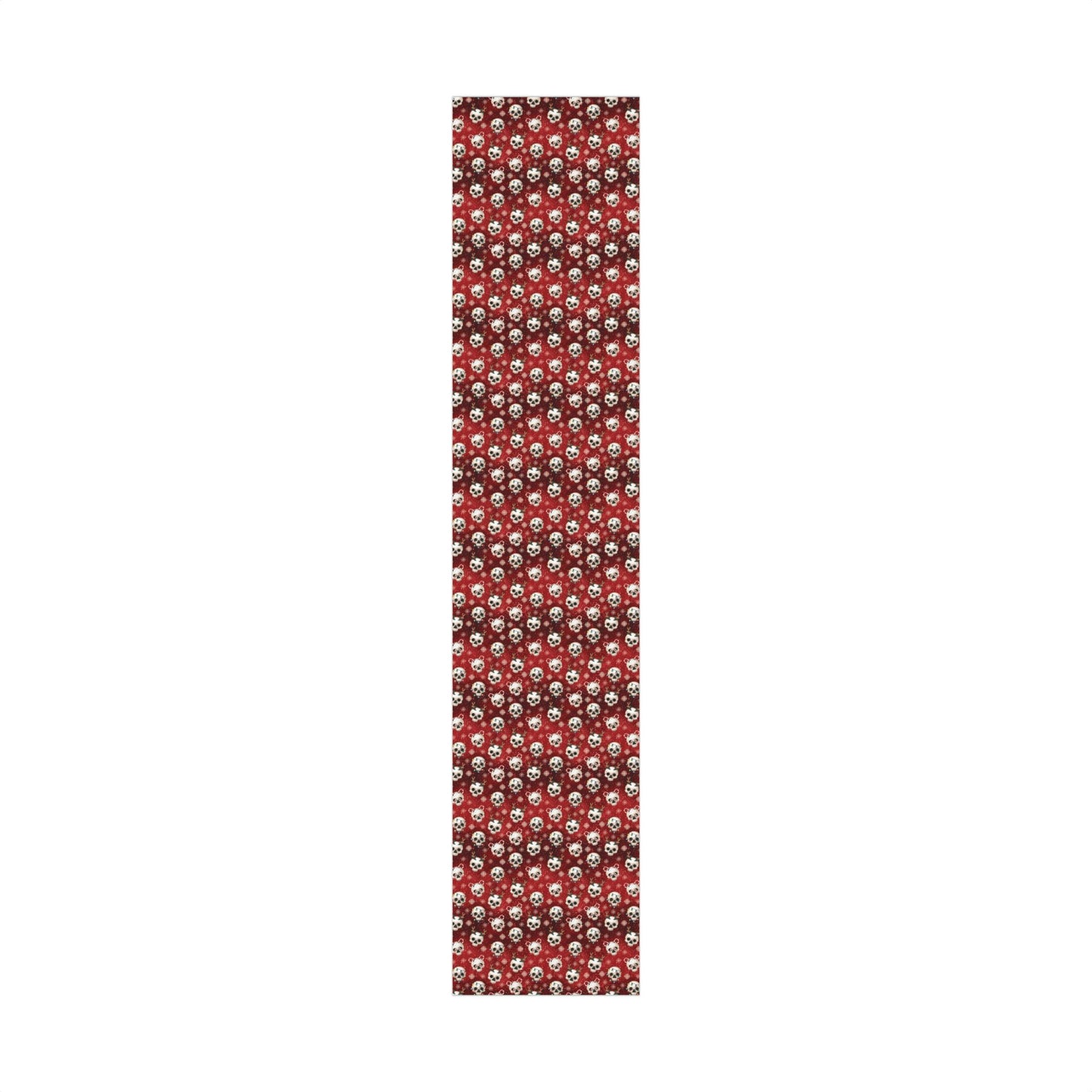 Goth Christmas Skulls Festive Red Creepmas Eco-Friendly Gift Wrap