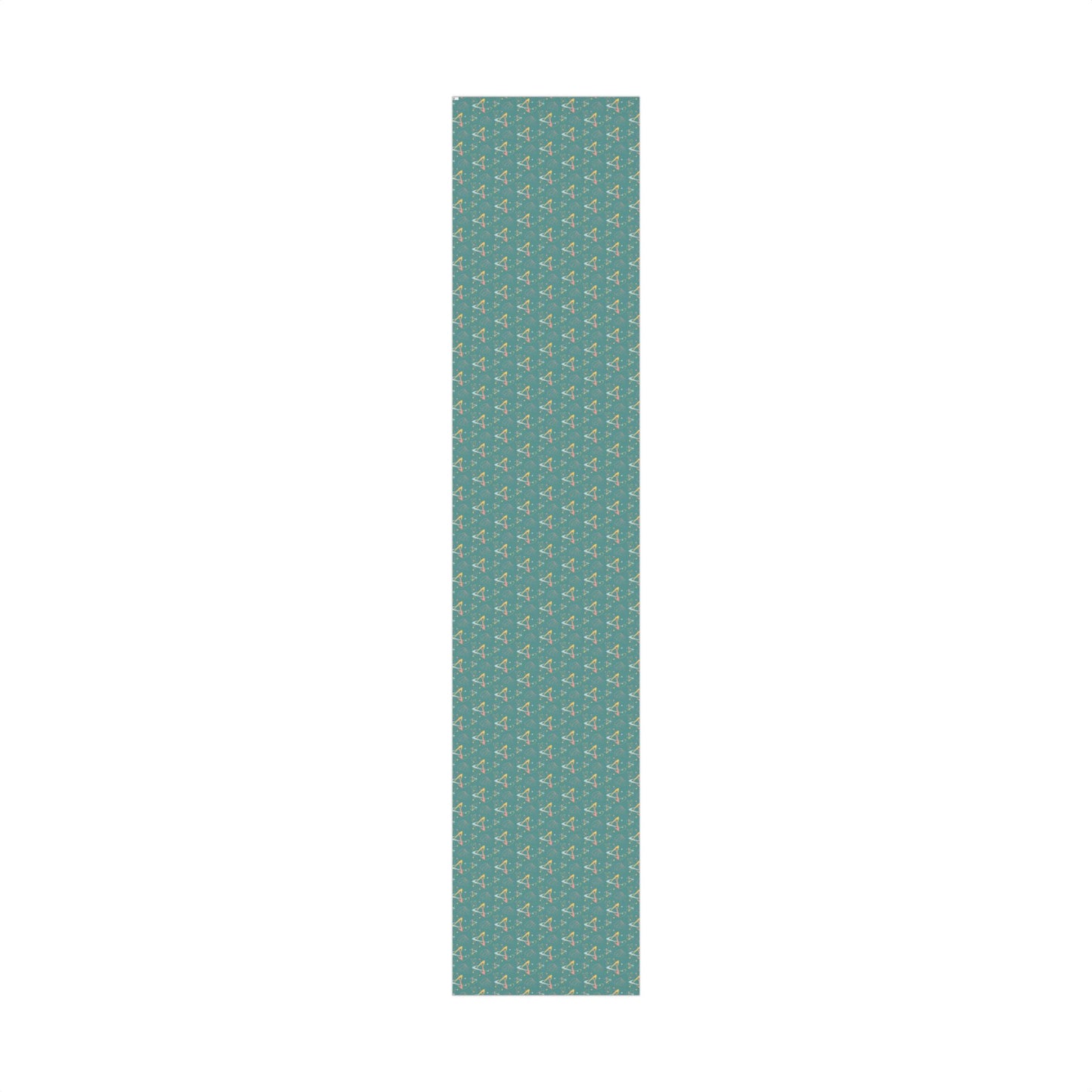 Retro 50's Atomic Boomerang Mid Century Mod Teal & Pink Eco-Friendly Gift Wrap