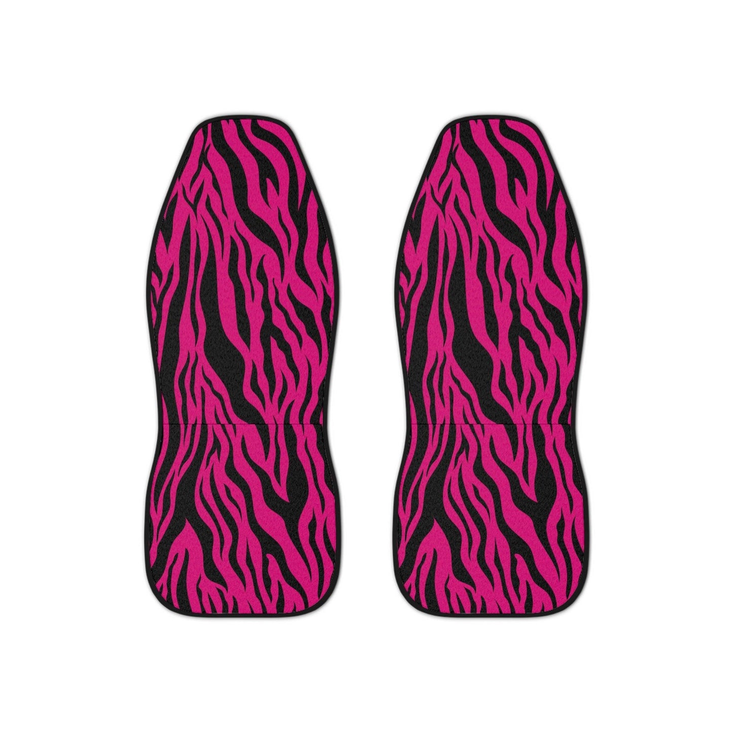 Pink Tiger Stripes Animal Print Car Seat Covers | lovevisionkarma.com