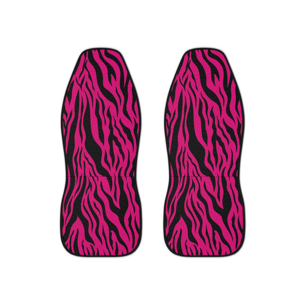Pink Tiger Stripes Animal Print Car Seat Covers