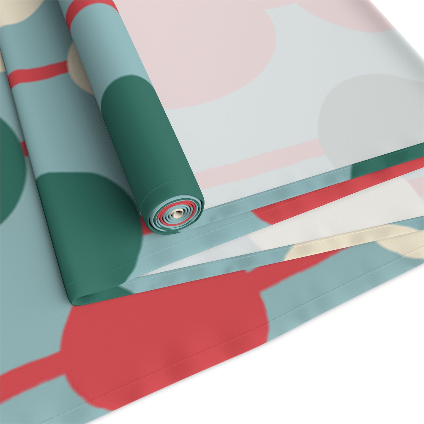 Christmas Retro Mid Century Style Multicolor Table Runner