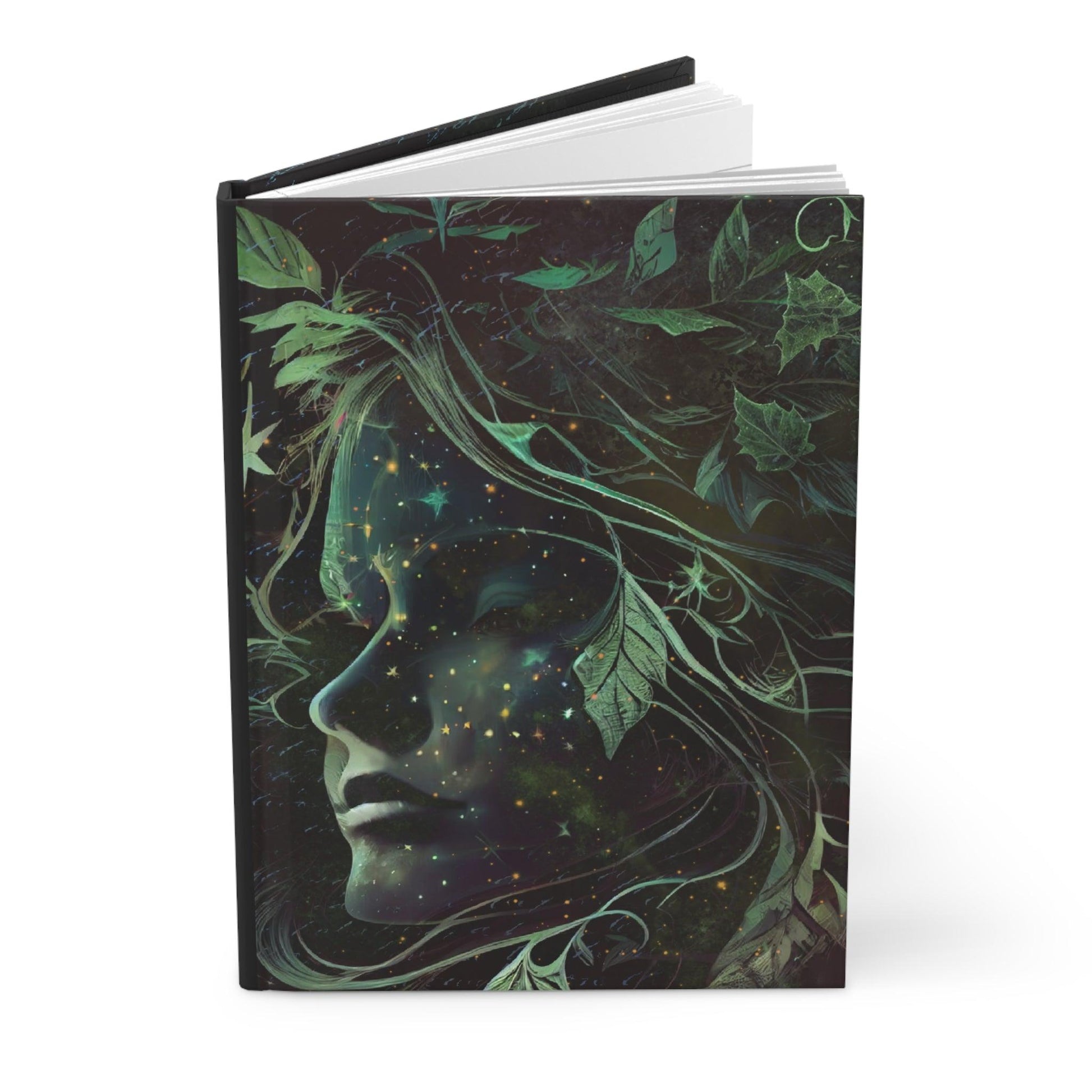 Daily Affirmations, Wood Nymph, Forest Witch Hardcover Journal Matte | lovevisionkarma.com