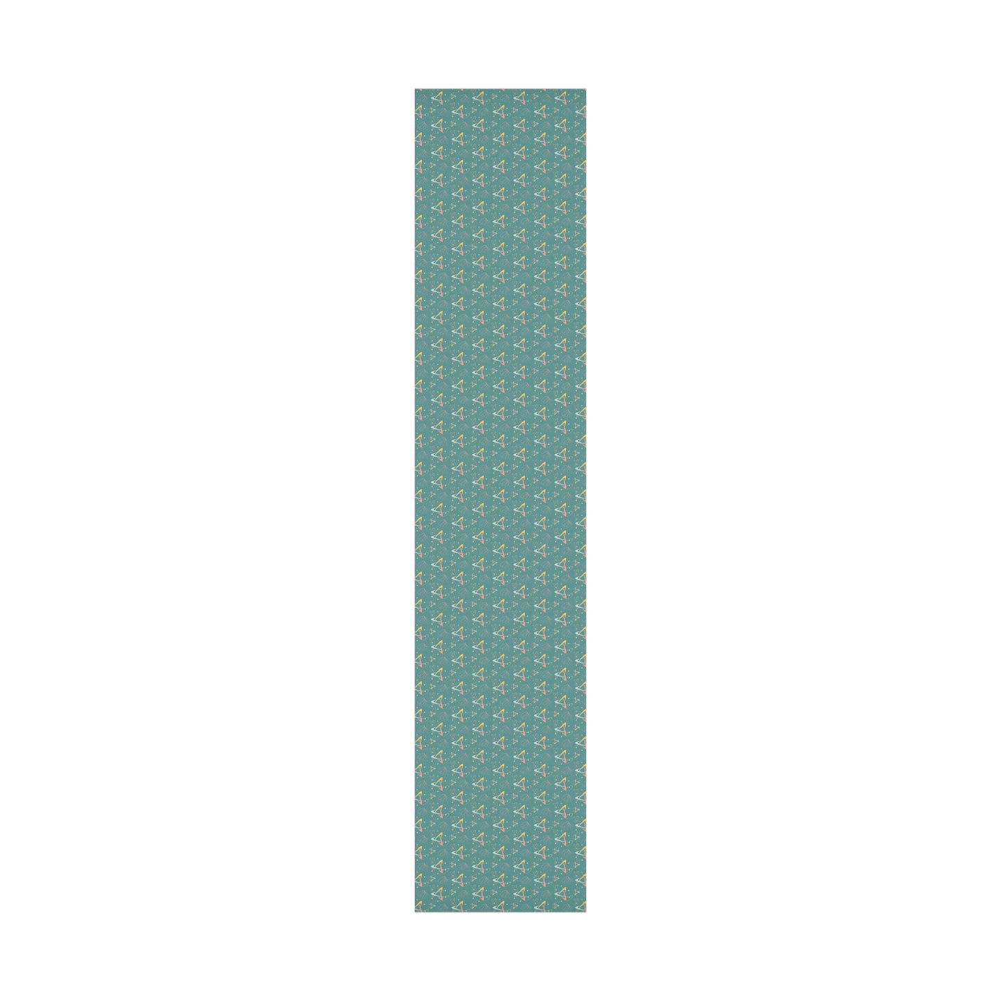 Retro 50's Atomic Boomerang Mid Century Mod Teal & Pink Eco-Friendly Gift Wrap