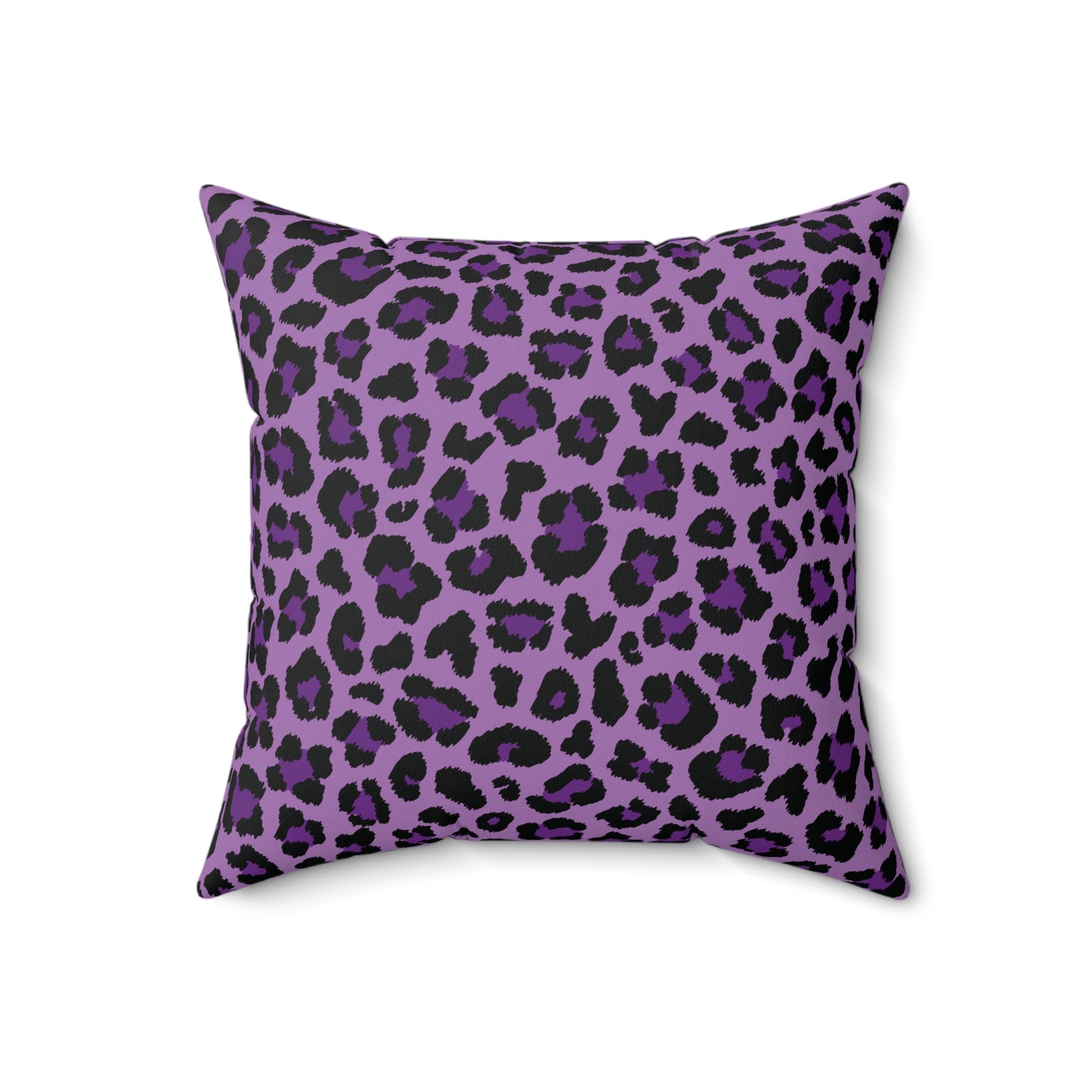 Purple Leopard Spots Cheetah Animal Print Throw Pillow