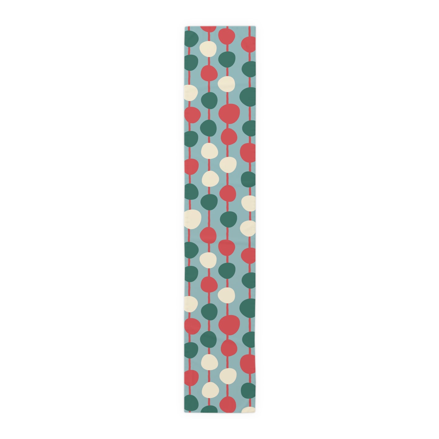Christmas Retro Mid Century Style Multicolor Table Runner