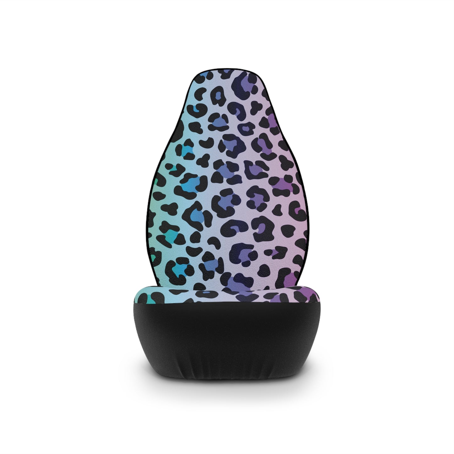 Blue and Purple Leopard Cheetah Animal Print Car Seat Covers