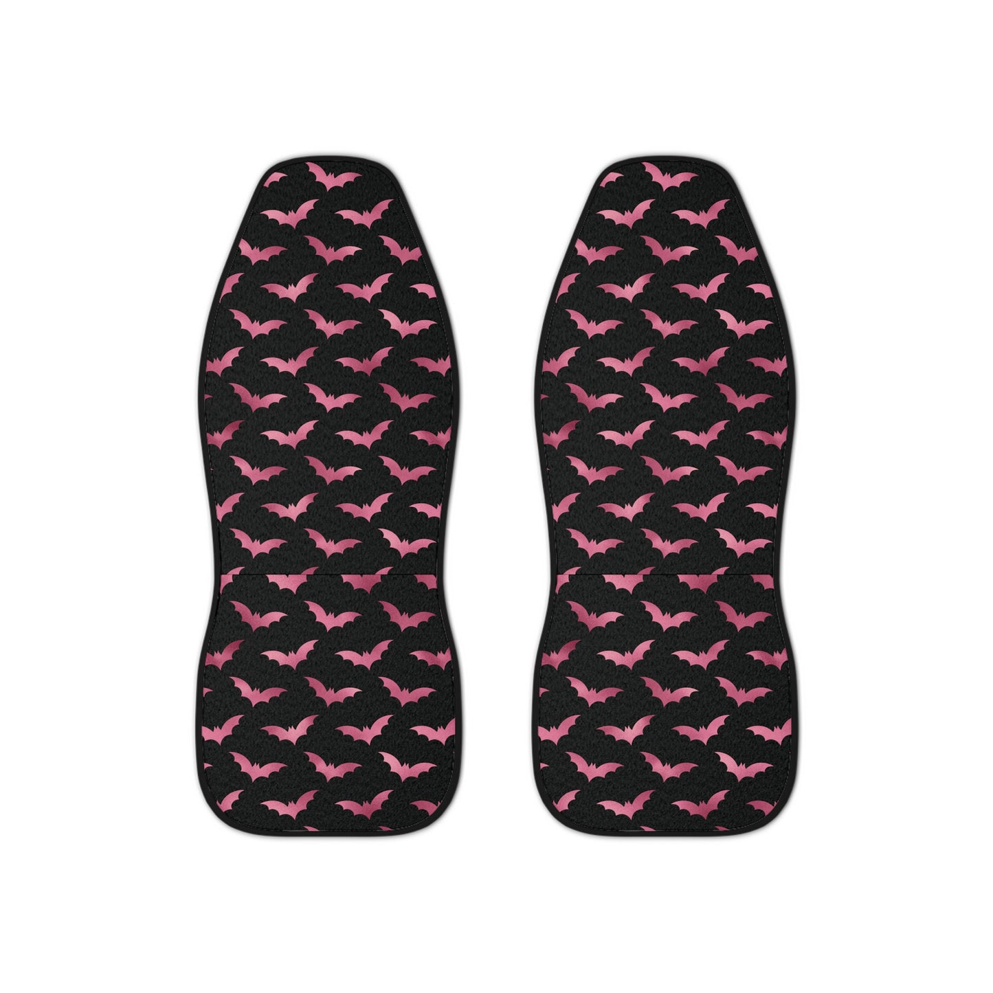 Pink Bats Glam Goth Black Car Seat Covers